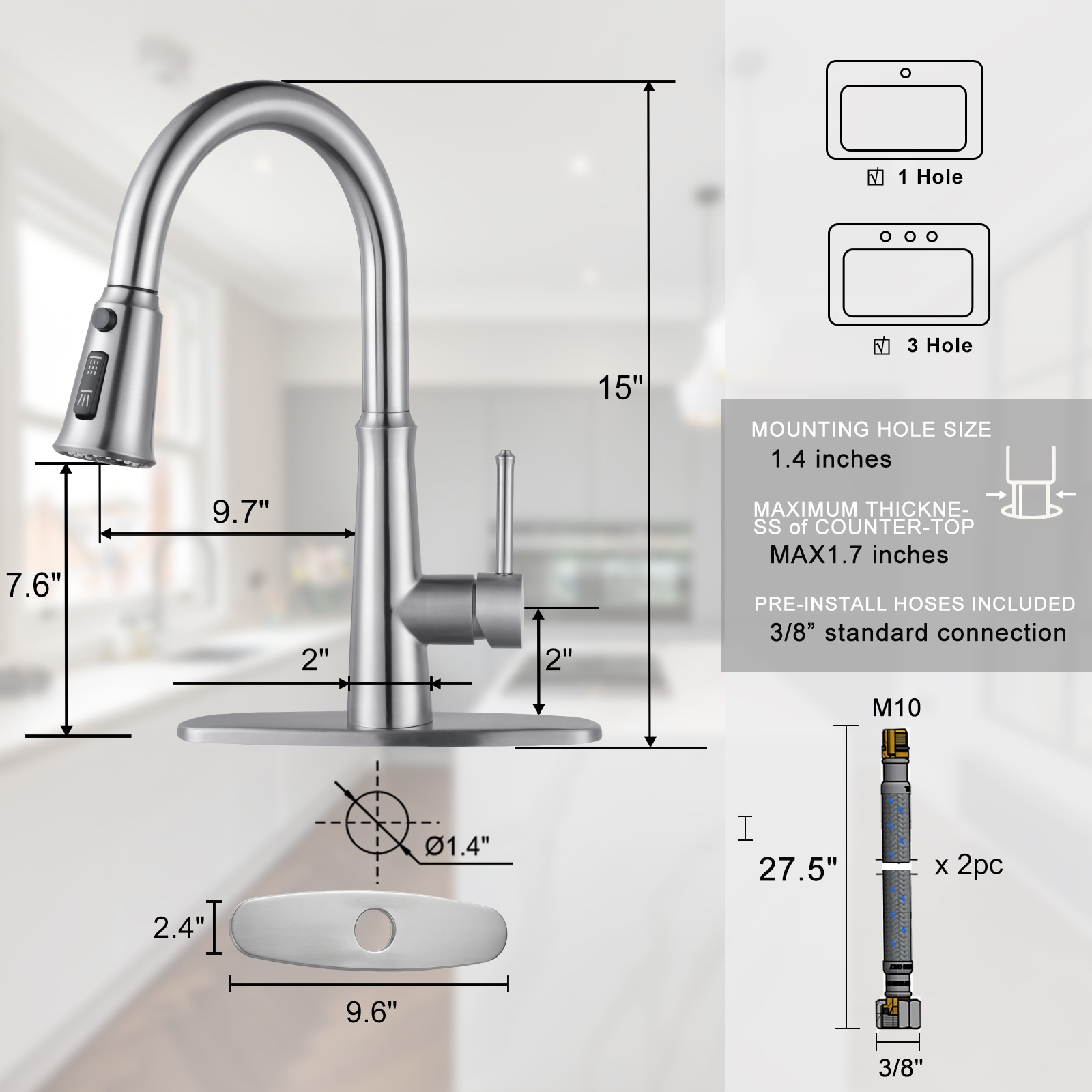 WOWOW 2310700-LW Kitchen-Faucets - View #6