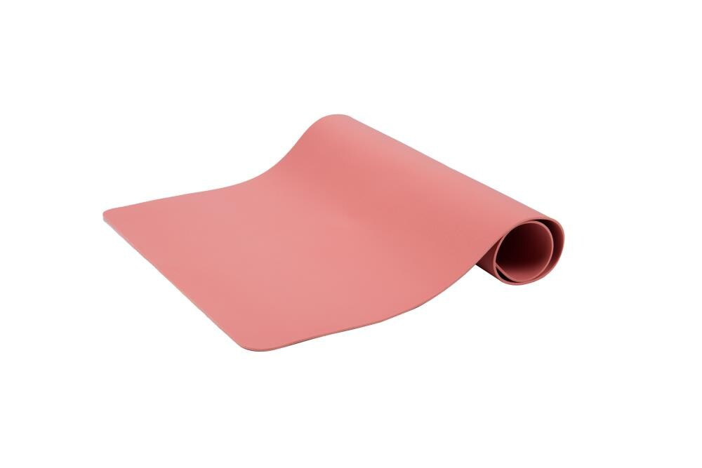 Mind Reader ODPADSM-PNK 1-Compartment Pink Metal Desk Pad