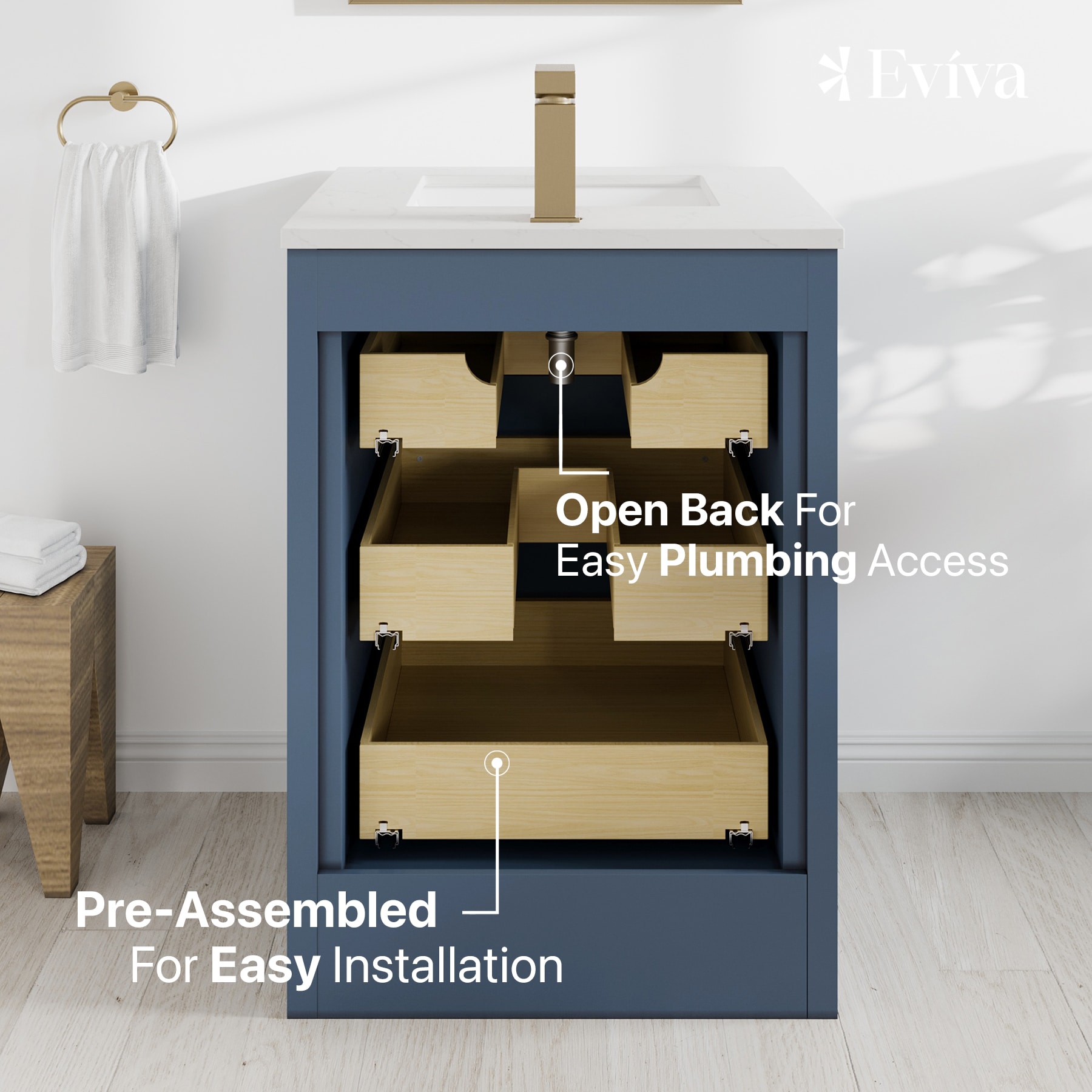 Eviva EVVN812-24X18DB Bath-Vanity-Combo - View #9