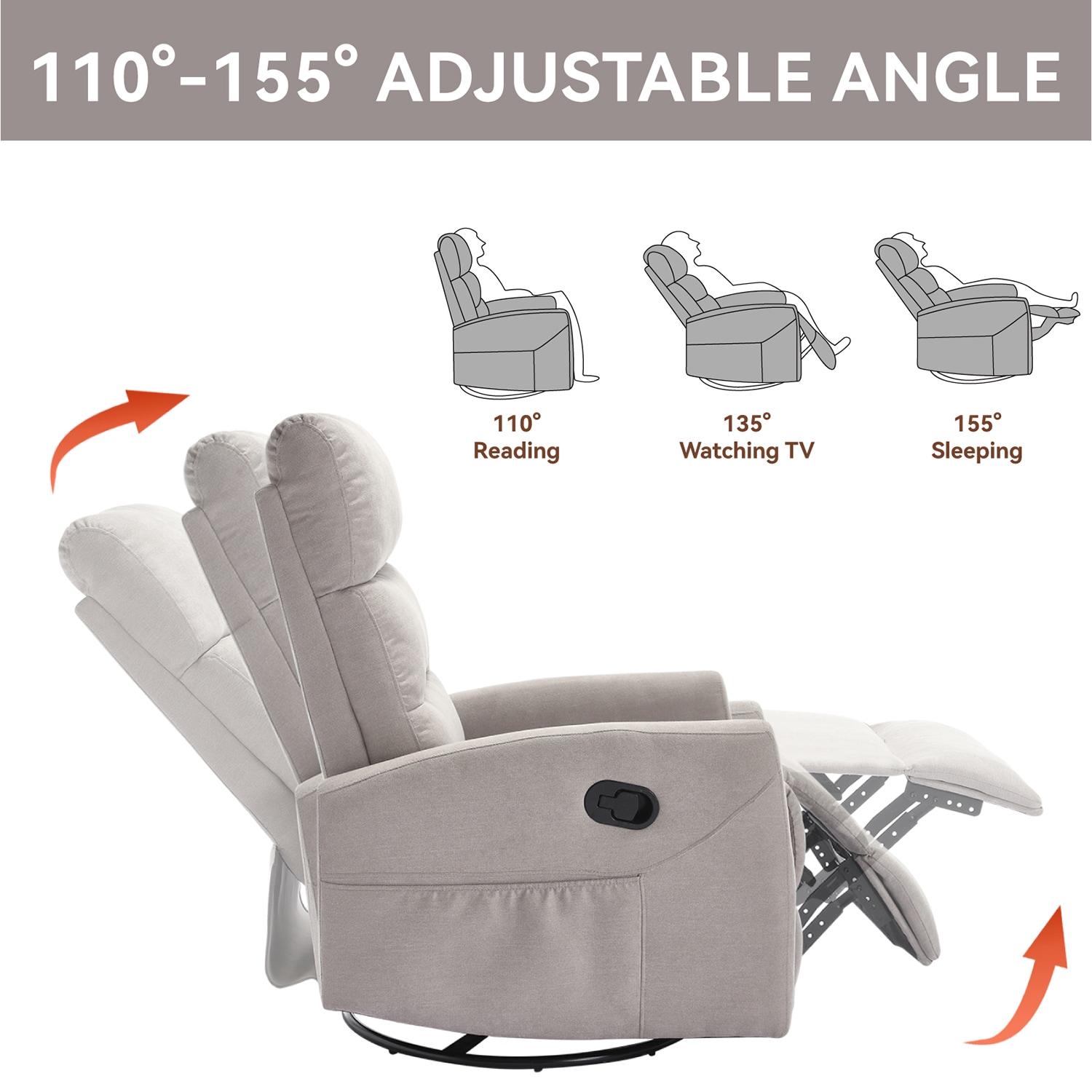 GZMR GZ-W1803RC81 recliners - View #4