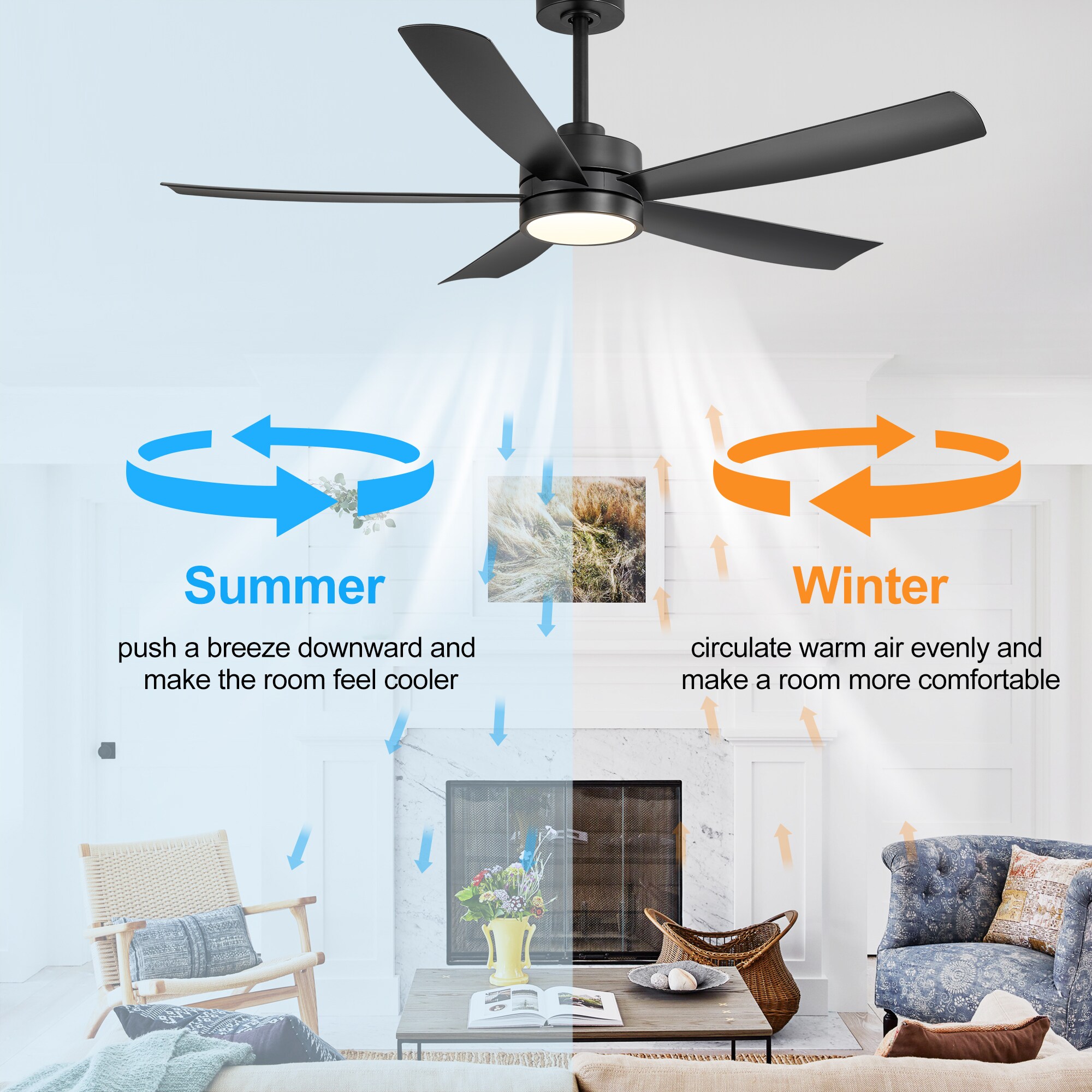 Breezary 27021-BK Ceiling-Fans - View #5