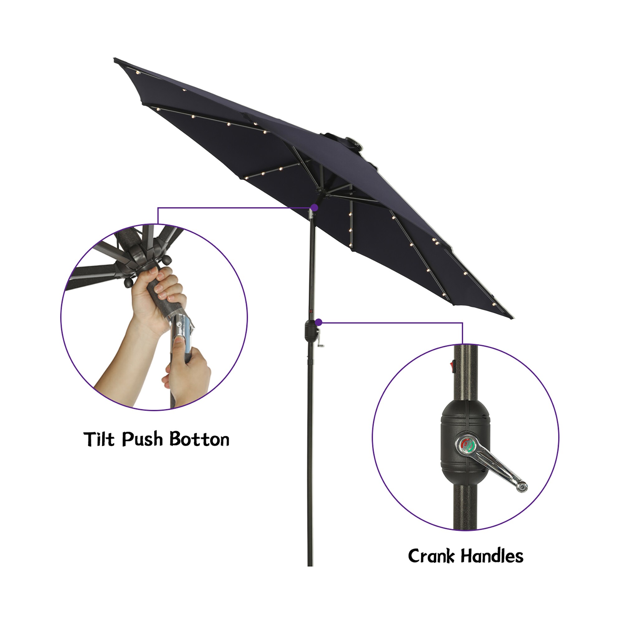 CASAINC WF-SM-LED048NY Umbrellas-2 - View #3