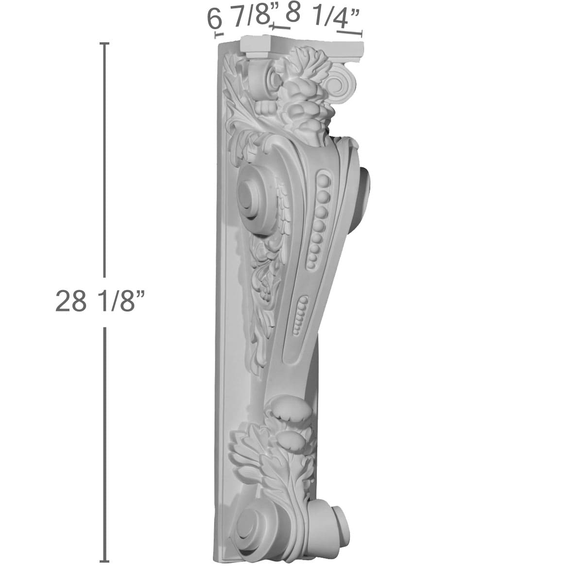Ekena Millwork COR08X06X28FA corbels - View #2