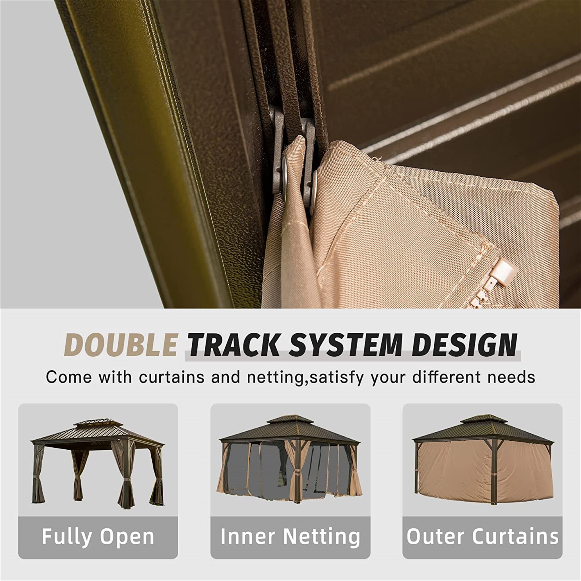 GDFStudio 333968 Wood-Resin-Gazebos - View #5