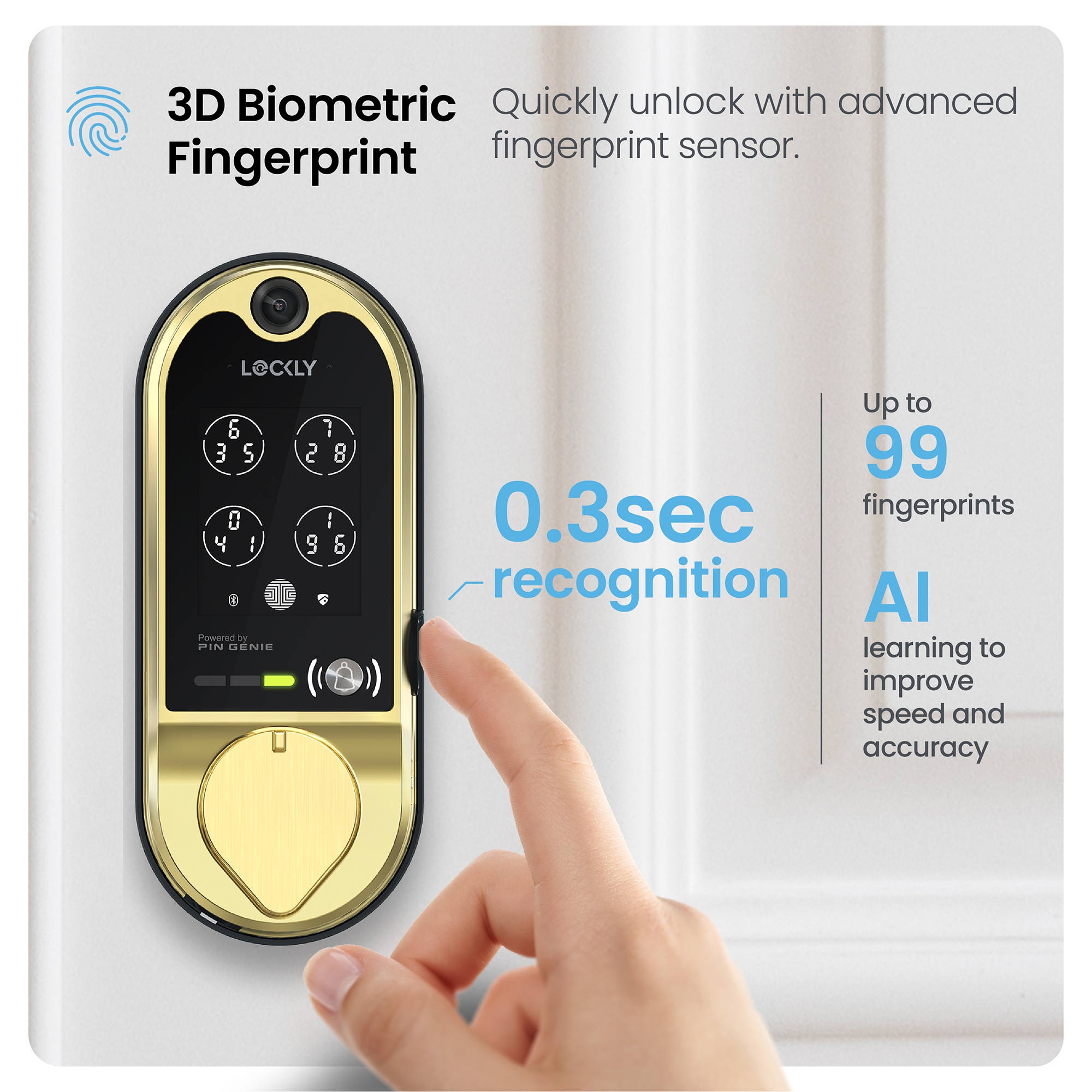 Lockly PGD798 MG Electronic-Door-Locks - View #4