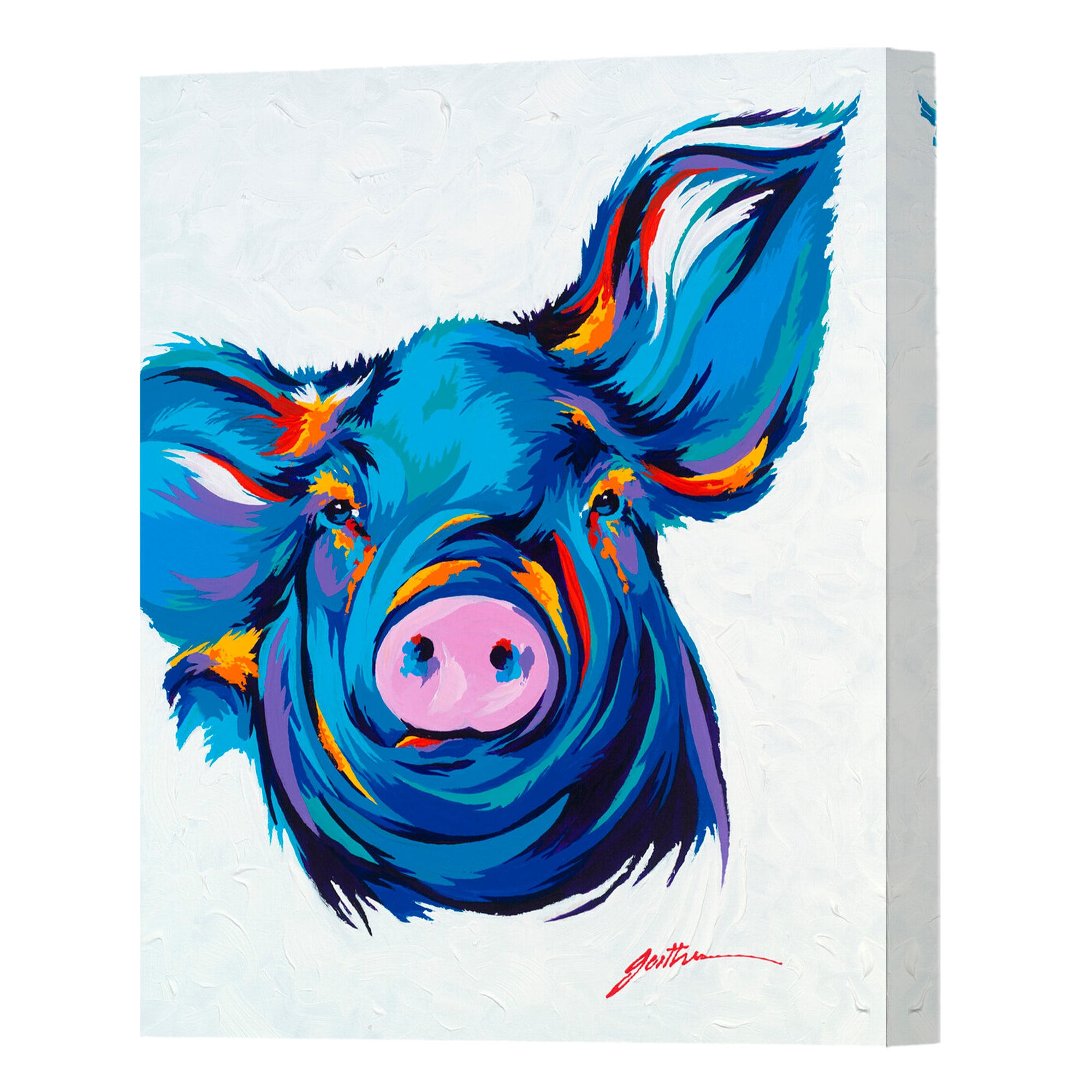 Somerset House Rowdy Fine Art Giclee Print On Gallery Wrap Canvas in ...