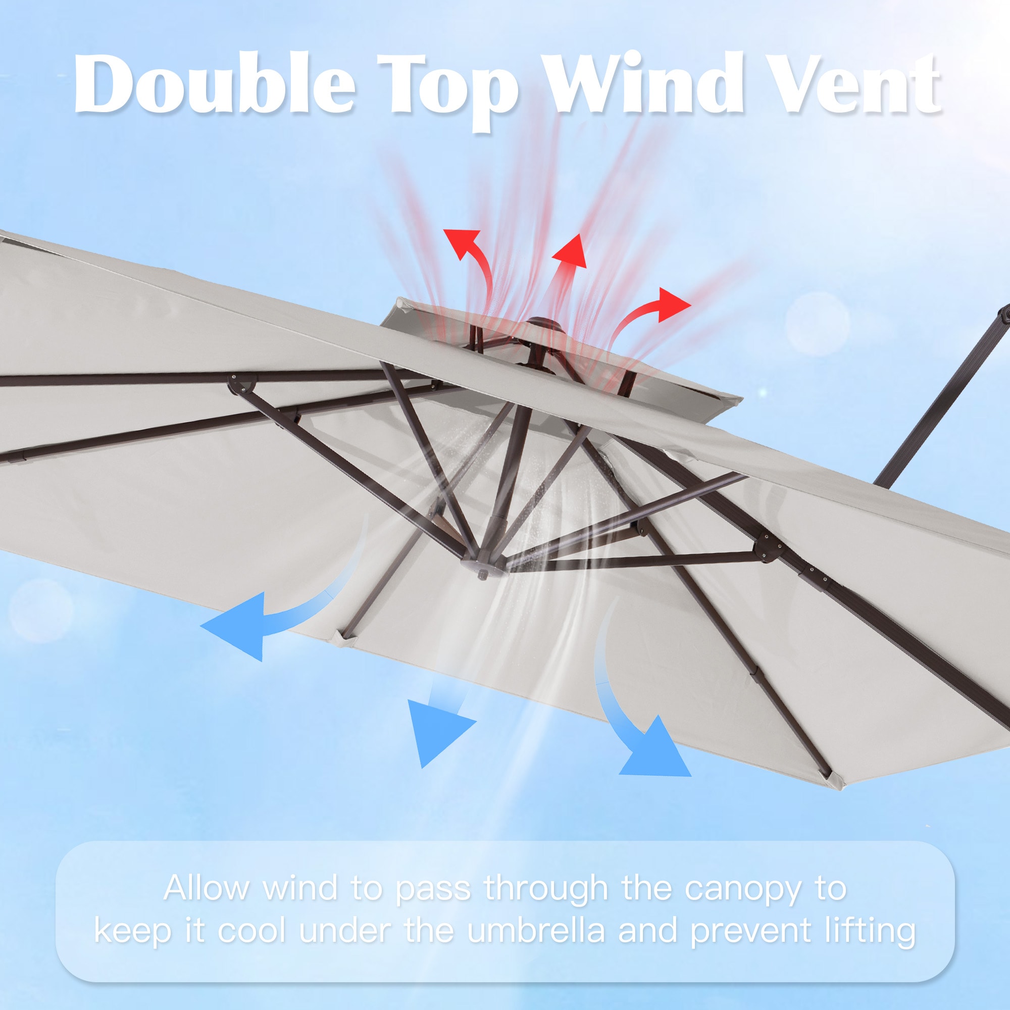 VOUA 11X11-LK-WT+DZ Umbrellas-2 - View #4