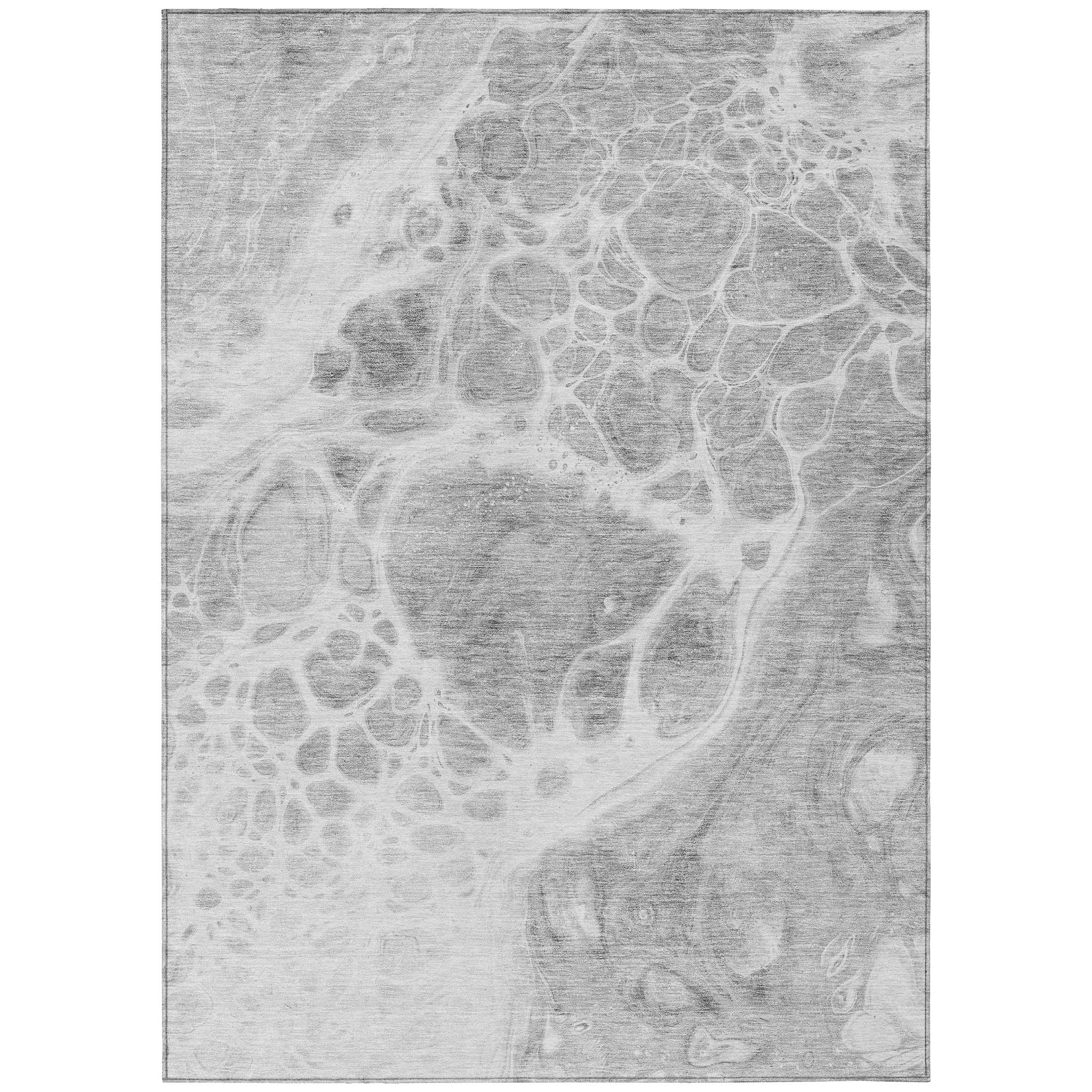 Addison Rugs ACN682GY9X12 Chantille ACN682GY 9 x 12 (ft) Polyester Gray Rectangular Indoor/Outdoor Geometric Machine washable Area rug