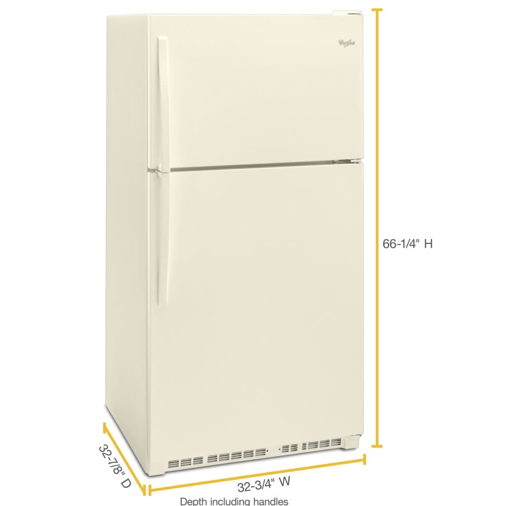 Whirlpool WRT311FZDT Top-Freezer-Refrigerators - View #3