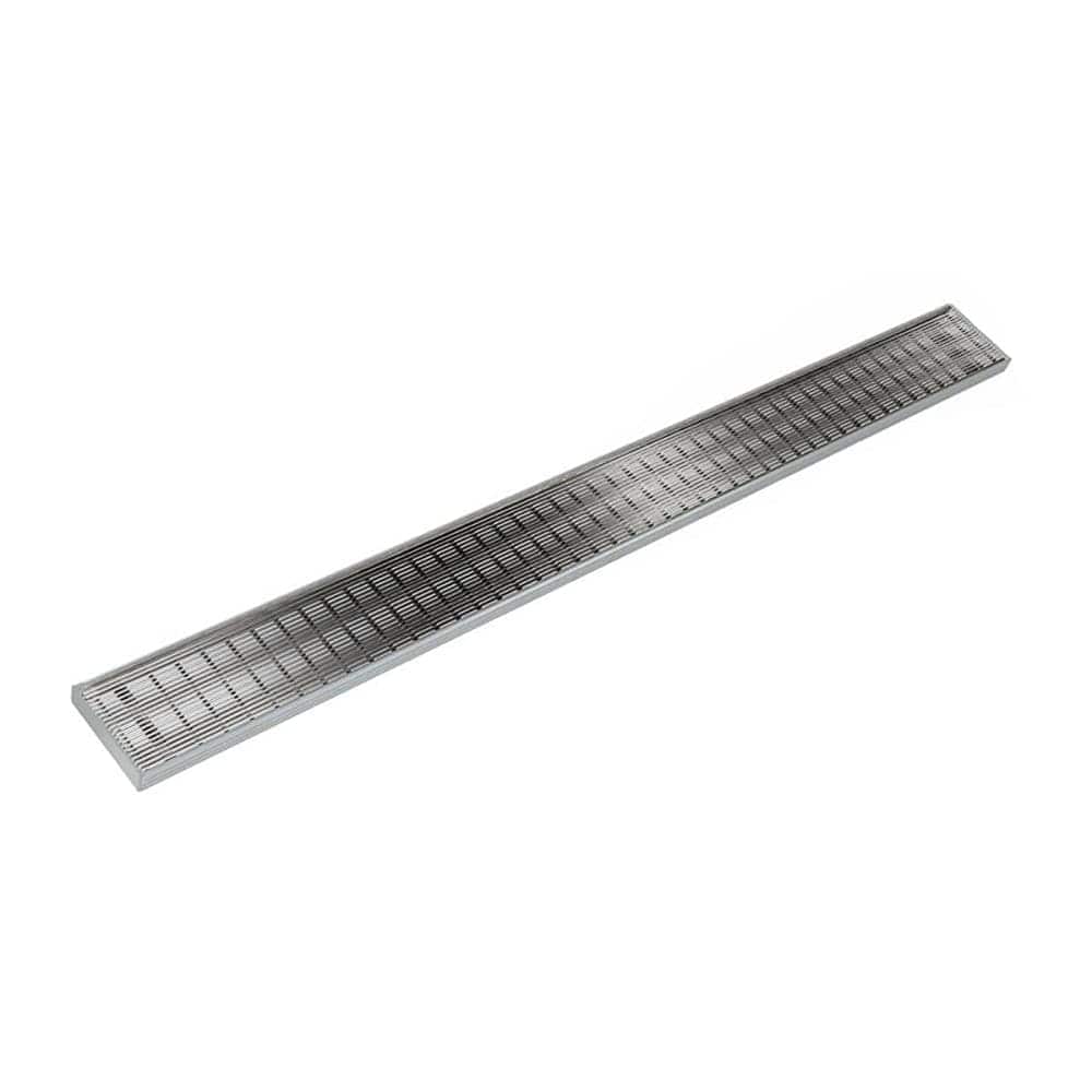Infinity Drain  SAG 10048 48 Inch SAG 100 Linear Drain Complete Kit with 4 Inch Wedge Wire Grate