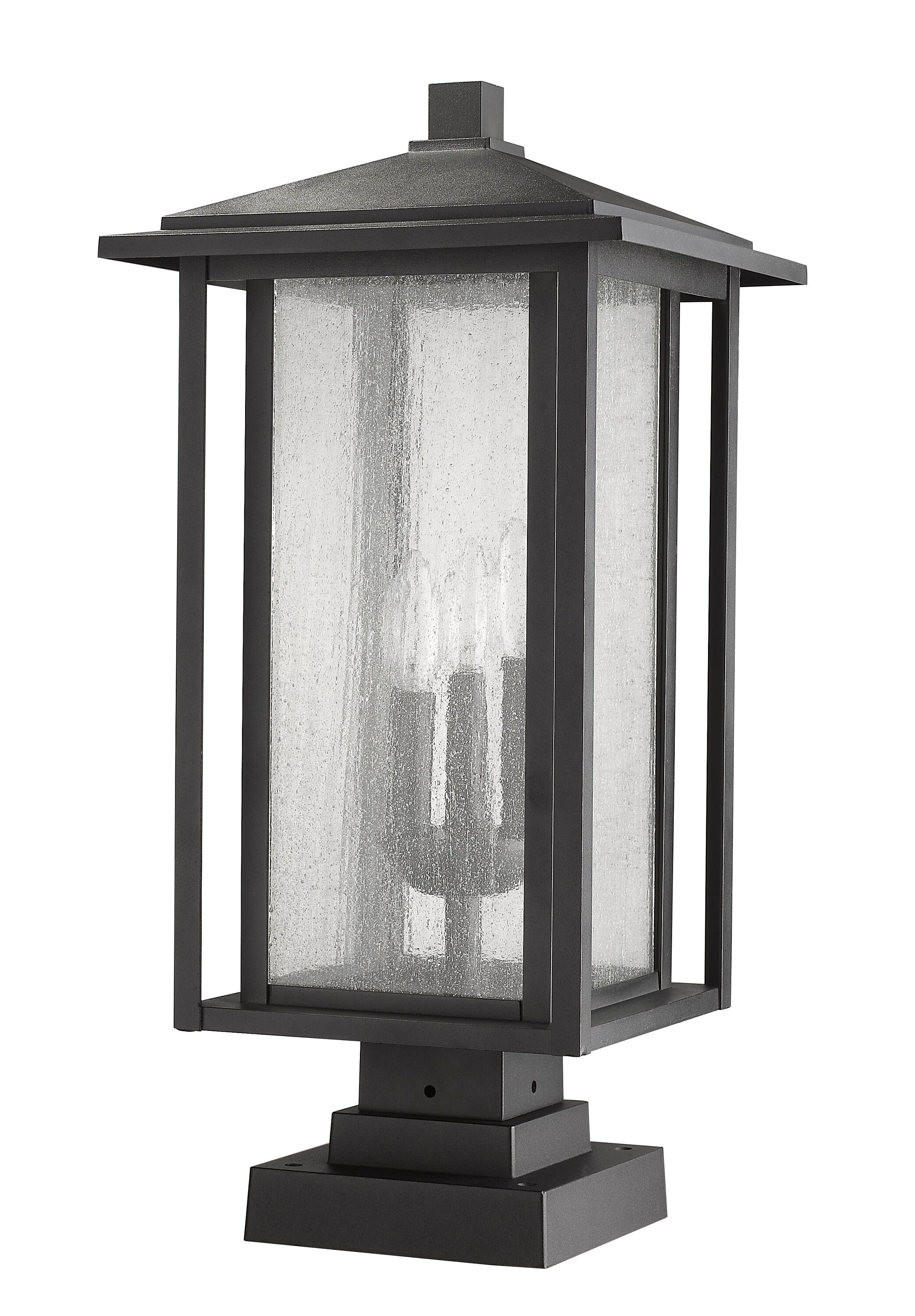 Z-Lite 554PHXLS-SQPM-BK Post-Lights - View #5