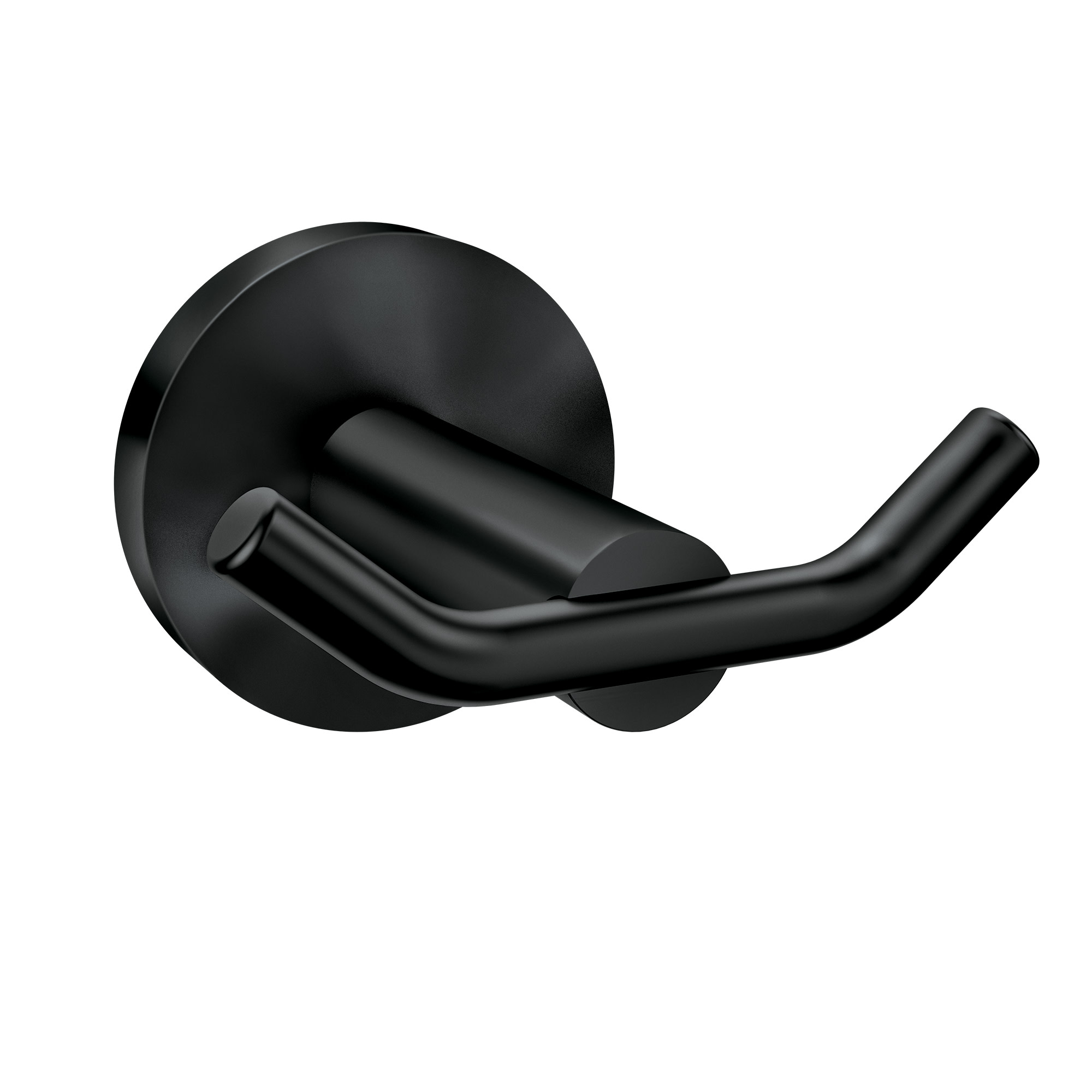 Moen Y5703BL Matte Black Double -Hook Wall mount Towel Hook