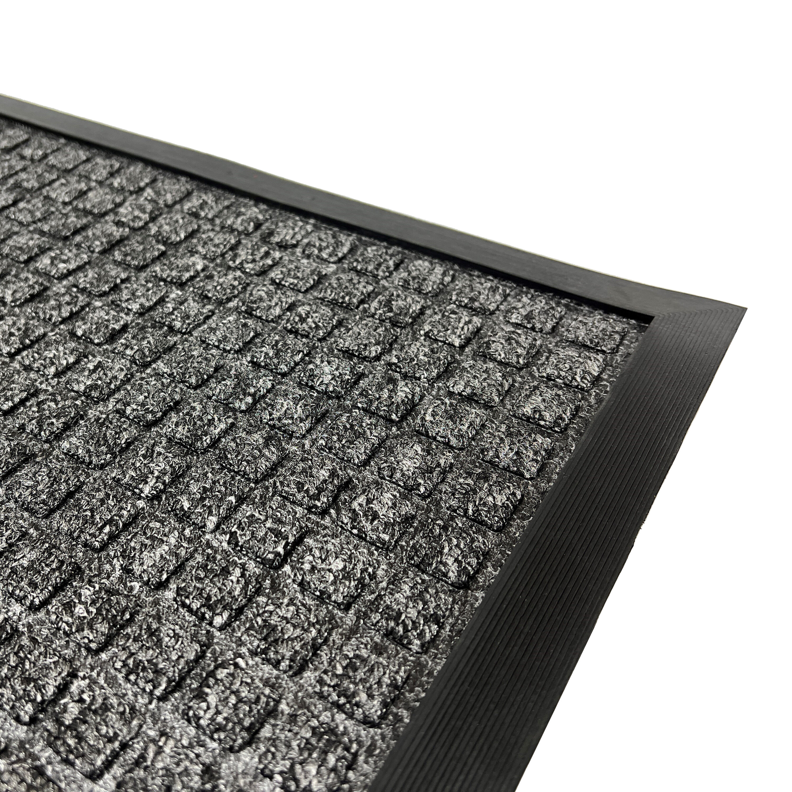 Project Source 4-ft x 6-ft Black Rectangular Indoor Utility Mat in