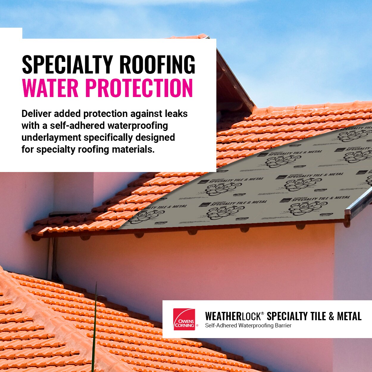 WeatherLock® Mat Self-Sealing Waterproofing Barrier - Owens Corning®  Roofing