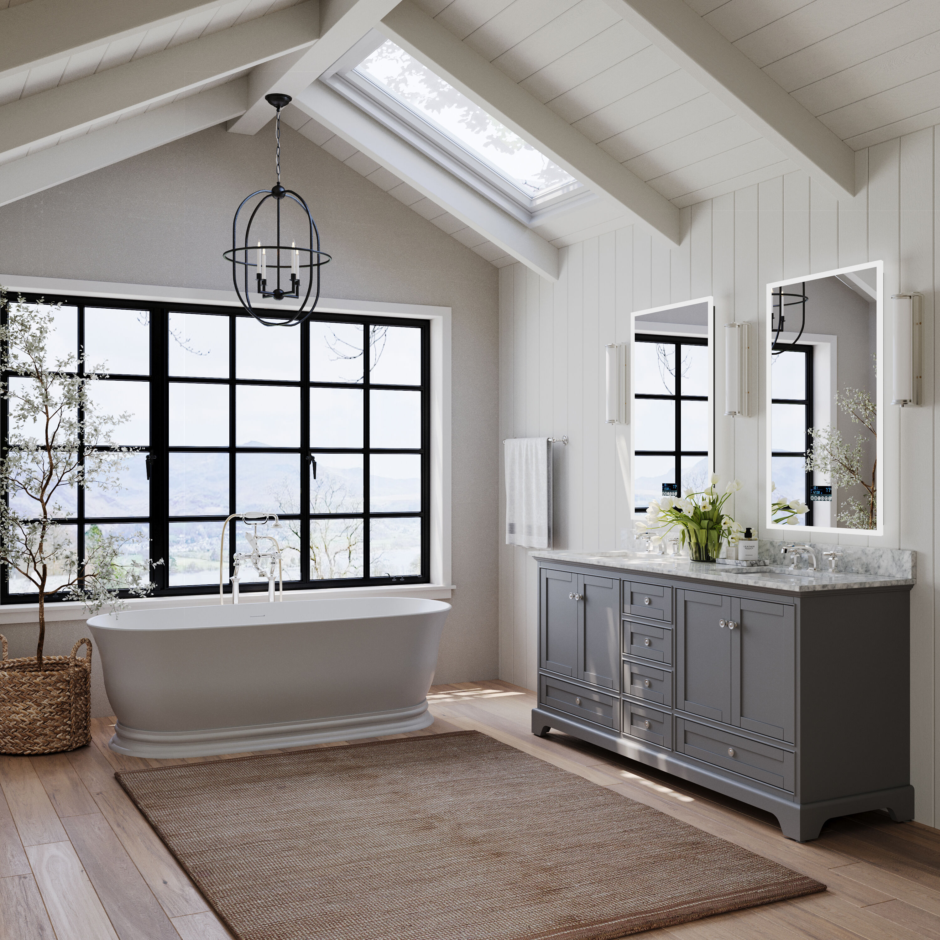 Ancerre Designs VTS-AUDREY-72-SG-CW Bath-Vanity-Combo - View #10