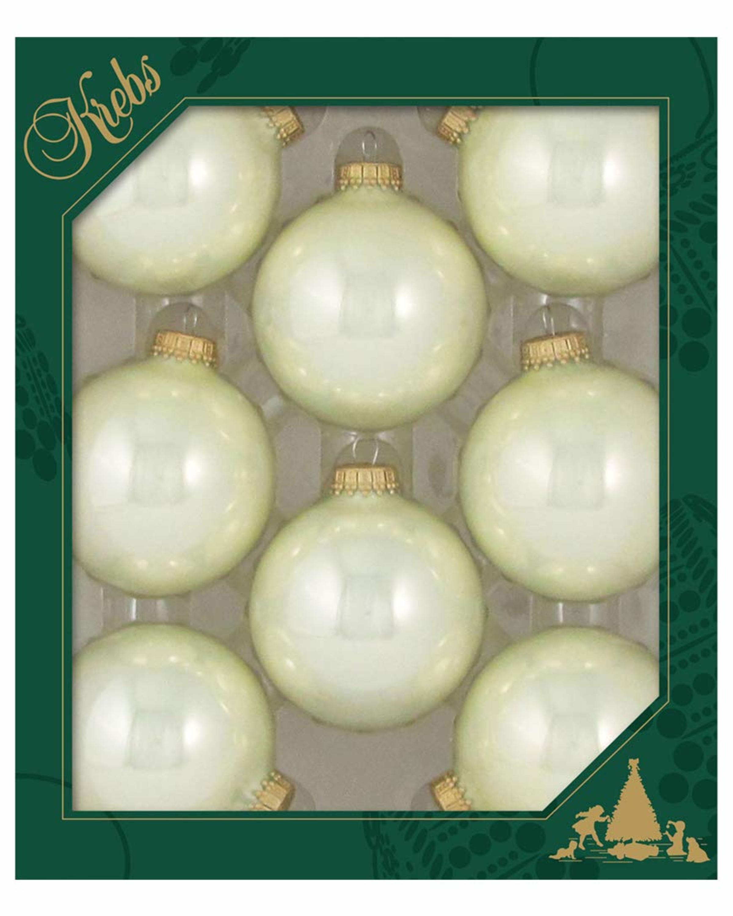 Krebs KBX02304 8 -Pack Off-white Standard Indoor Ornament set