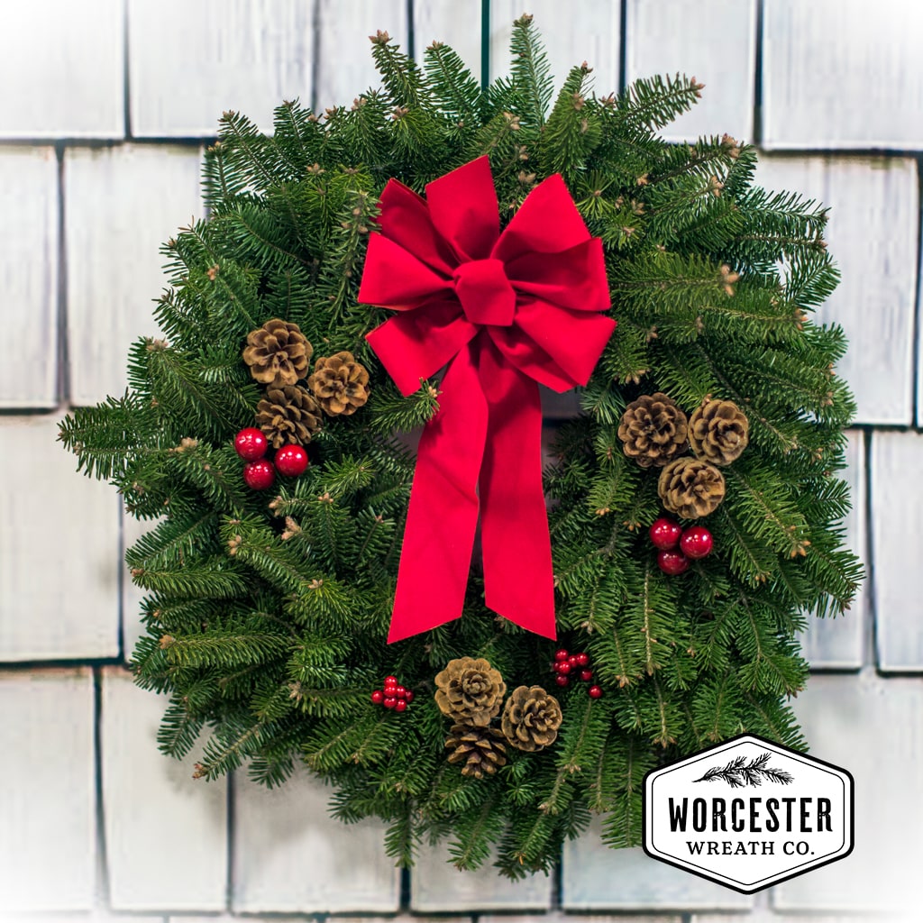 Worcester Wreath 24CLASSIC-WREATH Fresh-Wreaths - View #4