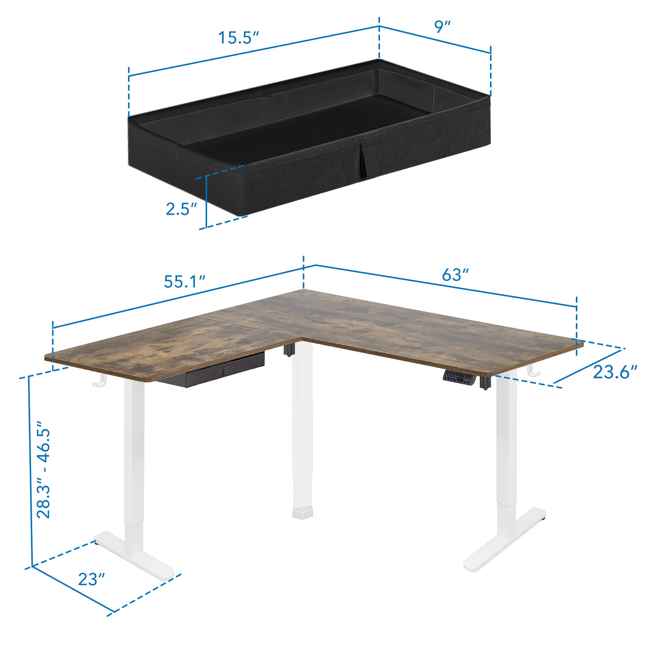 Mount-It! MI-15018 desks - View #9
