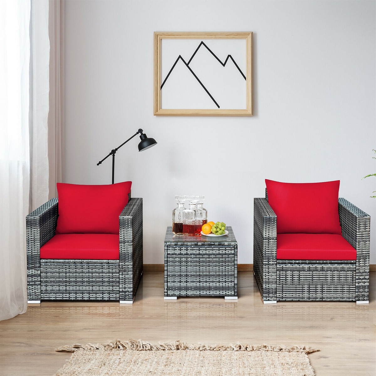 WELLFOR OUG66530RE+ Patio-Conversation-Sets - View #7