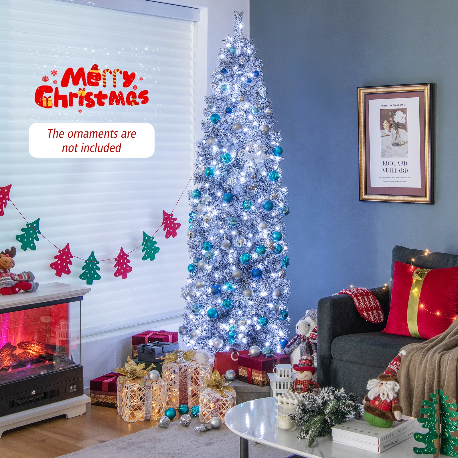 WELLFOR CM-HGY-23457US Artificial-Christmas-Trees - View #8