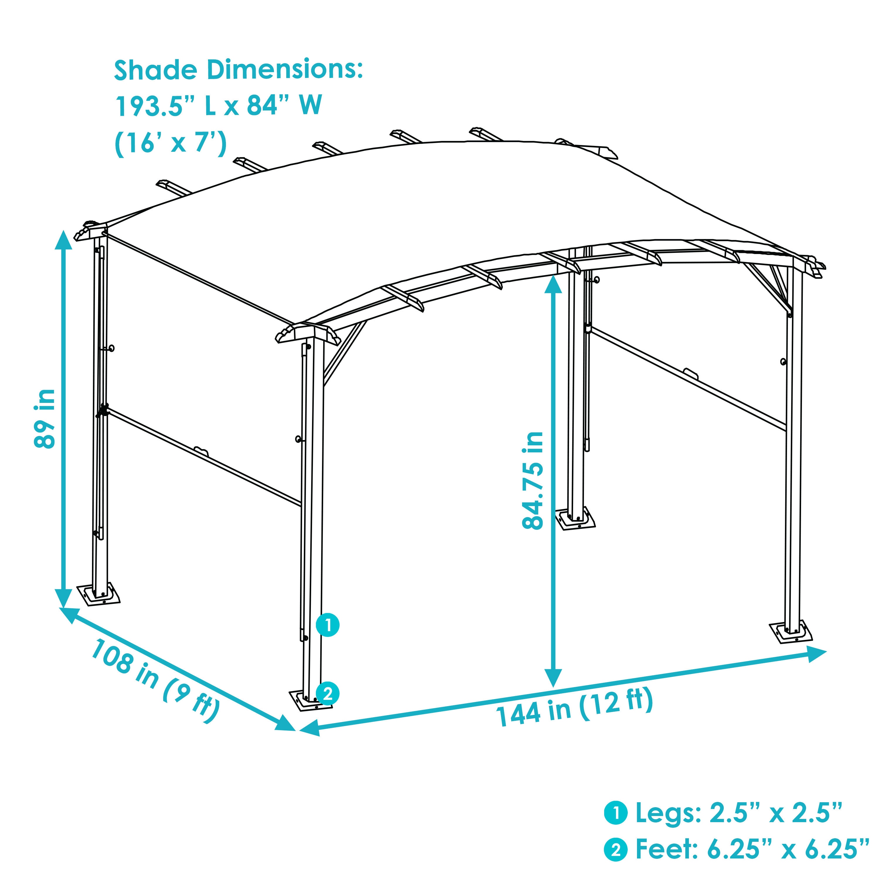 Sunnydaze Decor CRE-584 Pergolas-2 - View #10