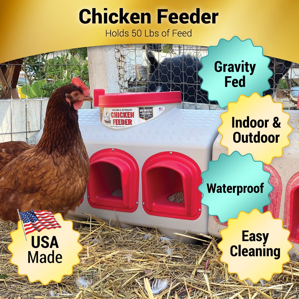 OverEZ Chicken Coop OEZCF Farm-Ranch-Feeders - View #2