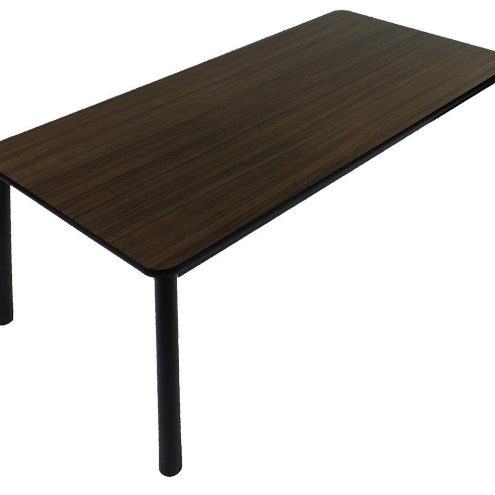 Correll CORR4755  LR3672-51 29 in. High Pressure Rectangular Laminate Reading Library Table, Williamsburg Walnut- 36 x 72 in.