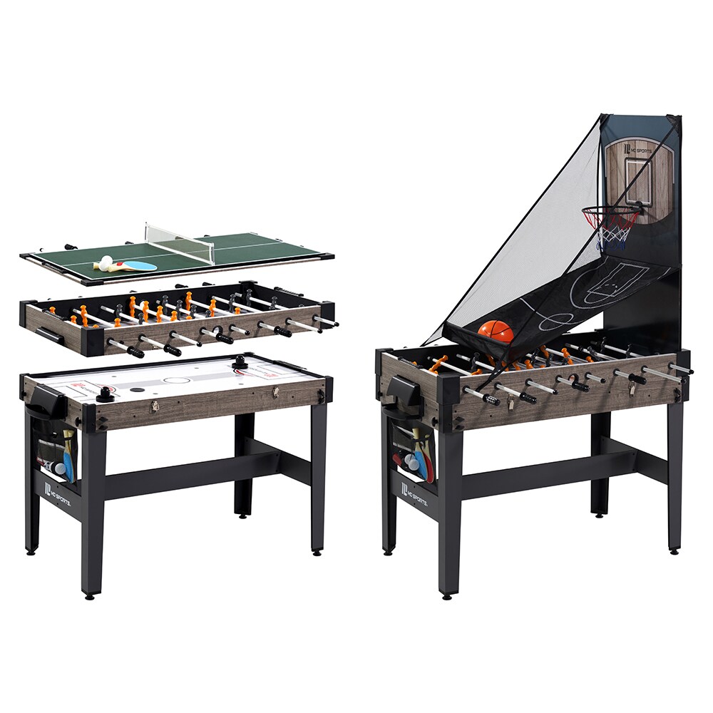 MD Sports CB048Y21035 Combo Game Table Freestanding Mdf 4-Game Table