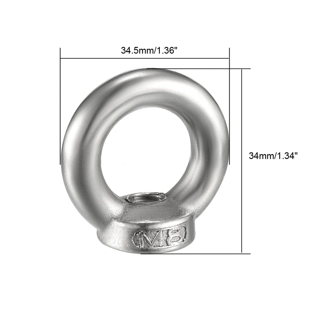 Unique Bargains S26090701UX5474 Metric-Cap-Nuts - View #2