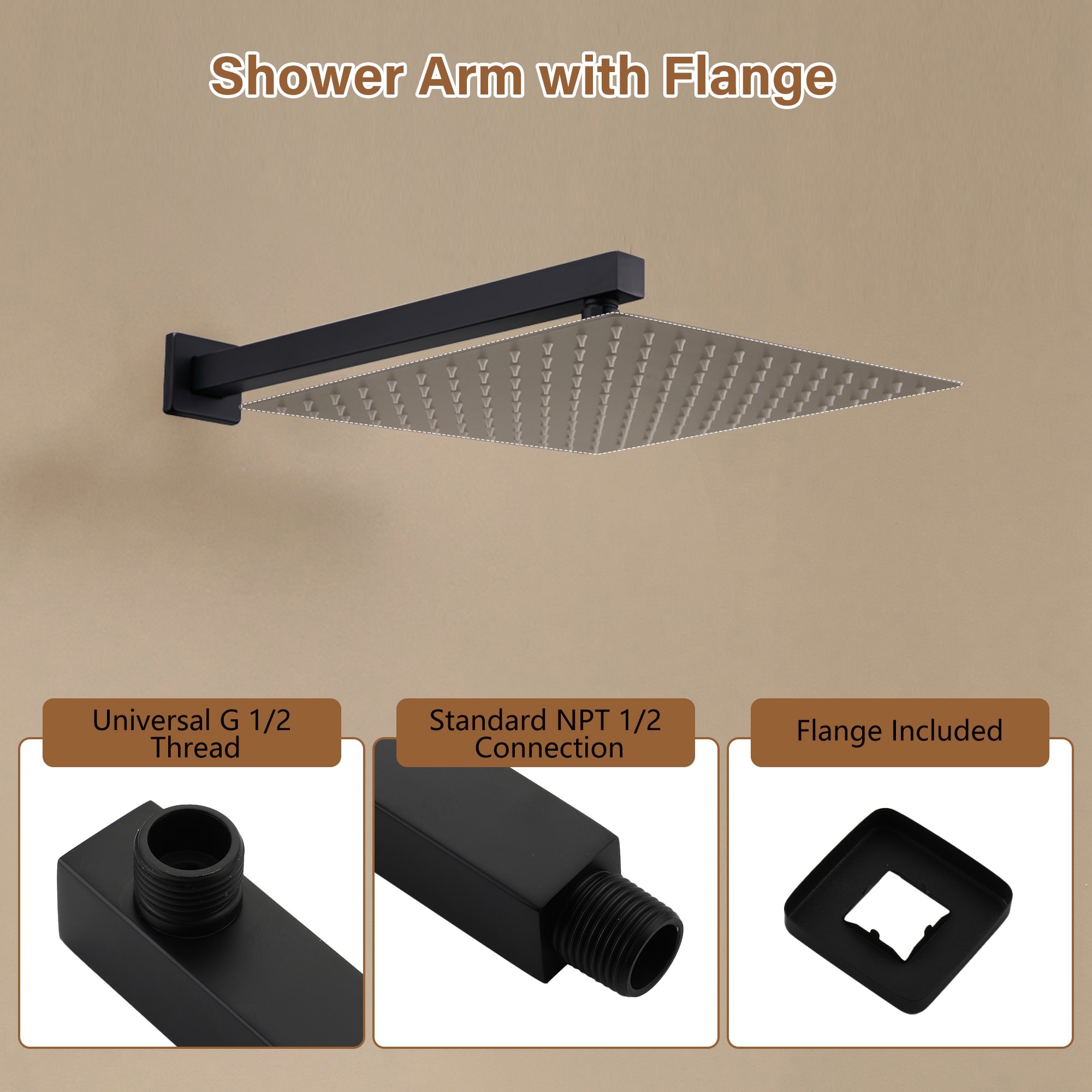 CASAINC CASATW701-5MB Bath-Shower-Facc - View #3