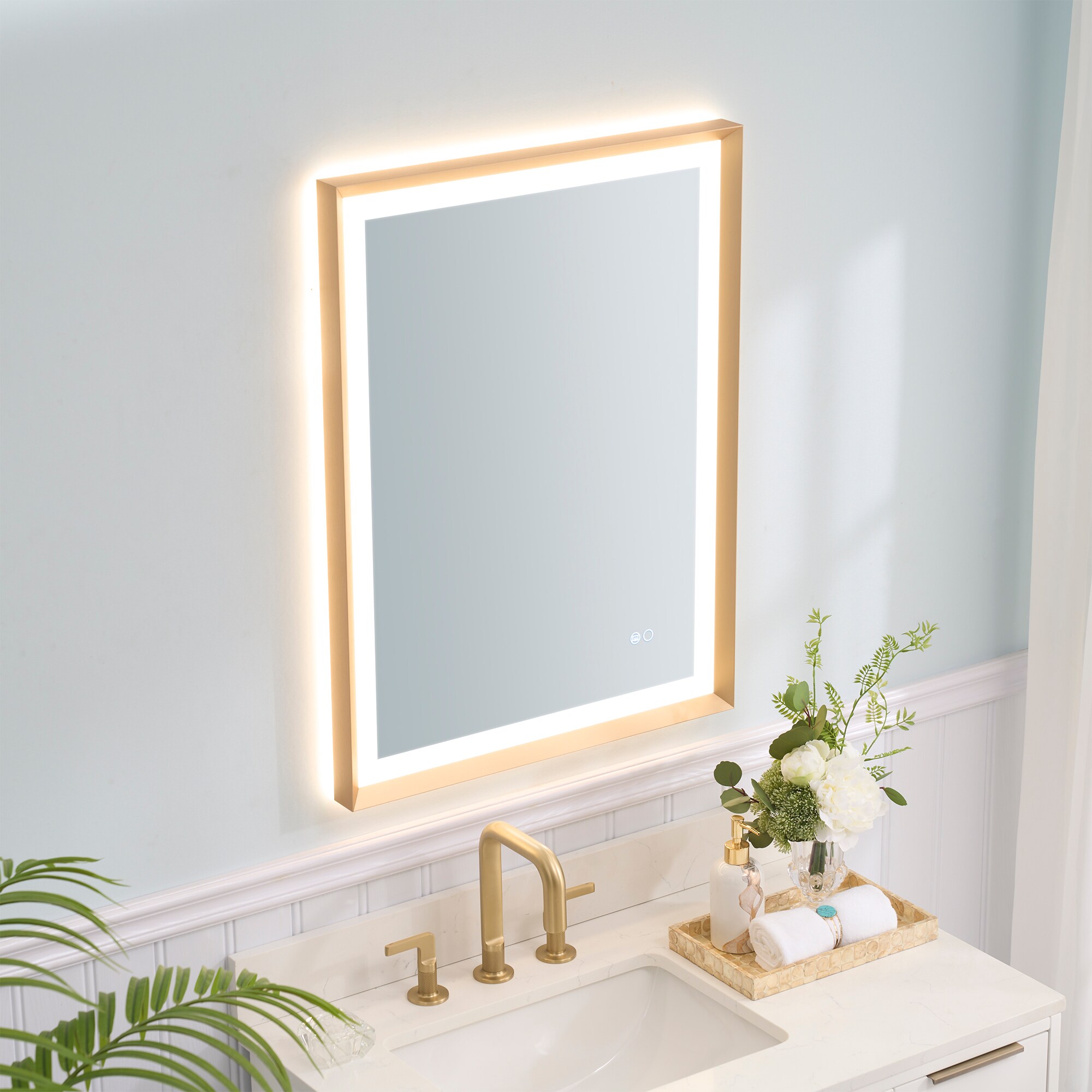 WELLFOR W6FM2432BG Framed-Bath-Mirrors - View #7