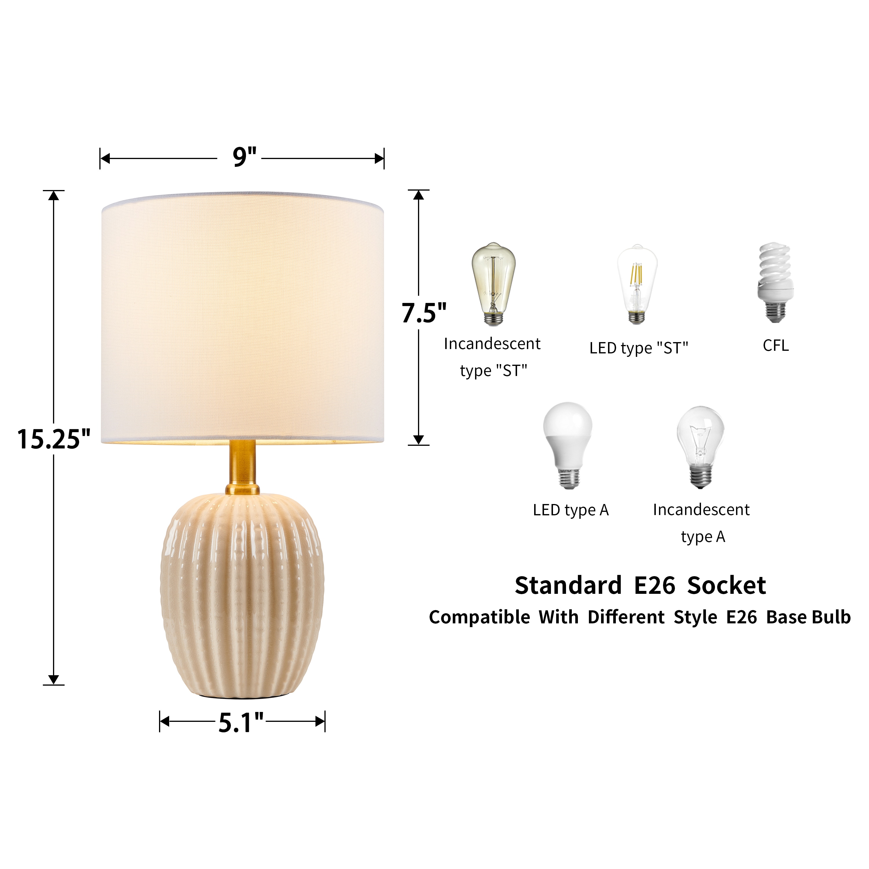 KAWOTI 21328 Table-Lamps - View #8