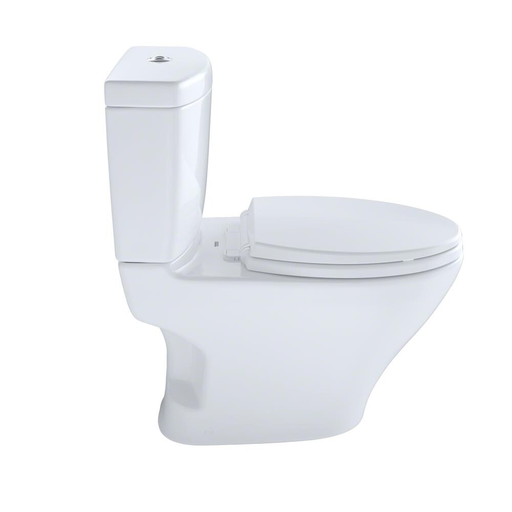 TOTO Aquia II Cotton White Dual Flush Elongated Standard Height 2