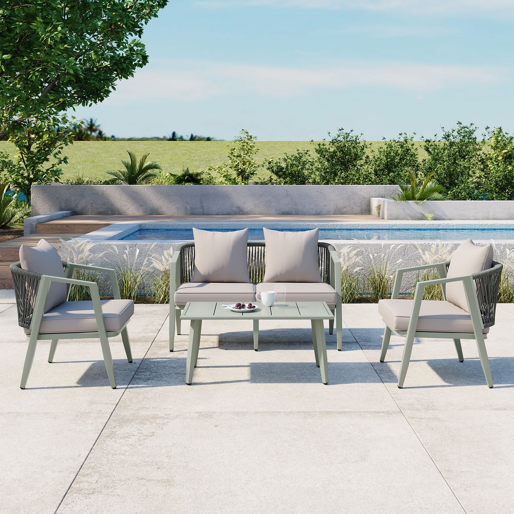 Lycvki 02PCS-102 Patio-Conversation-Sets - View #2