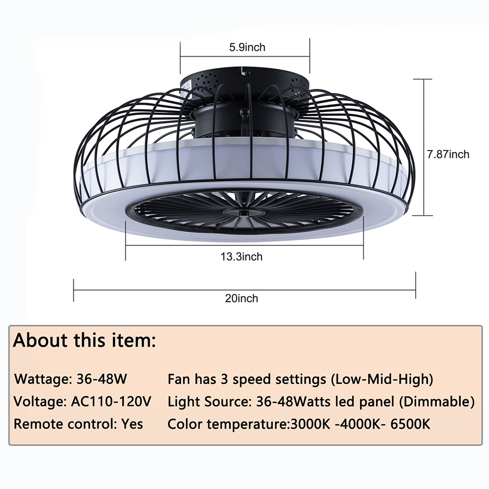 Oukaning HG-HCXLST-6529-US Ceiling-Fans - View #6