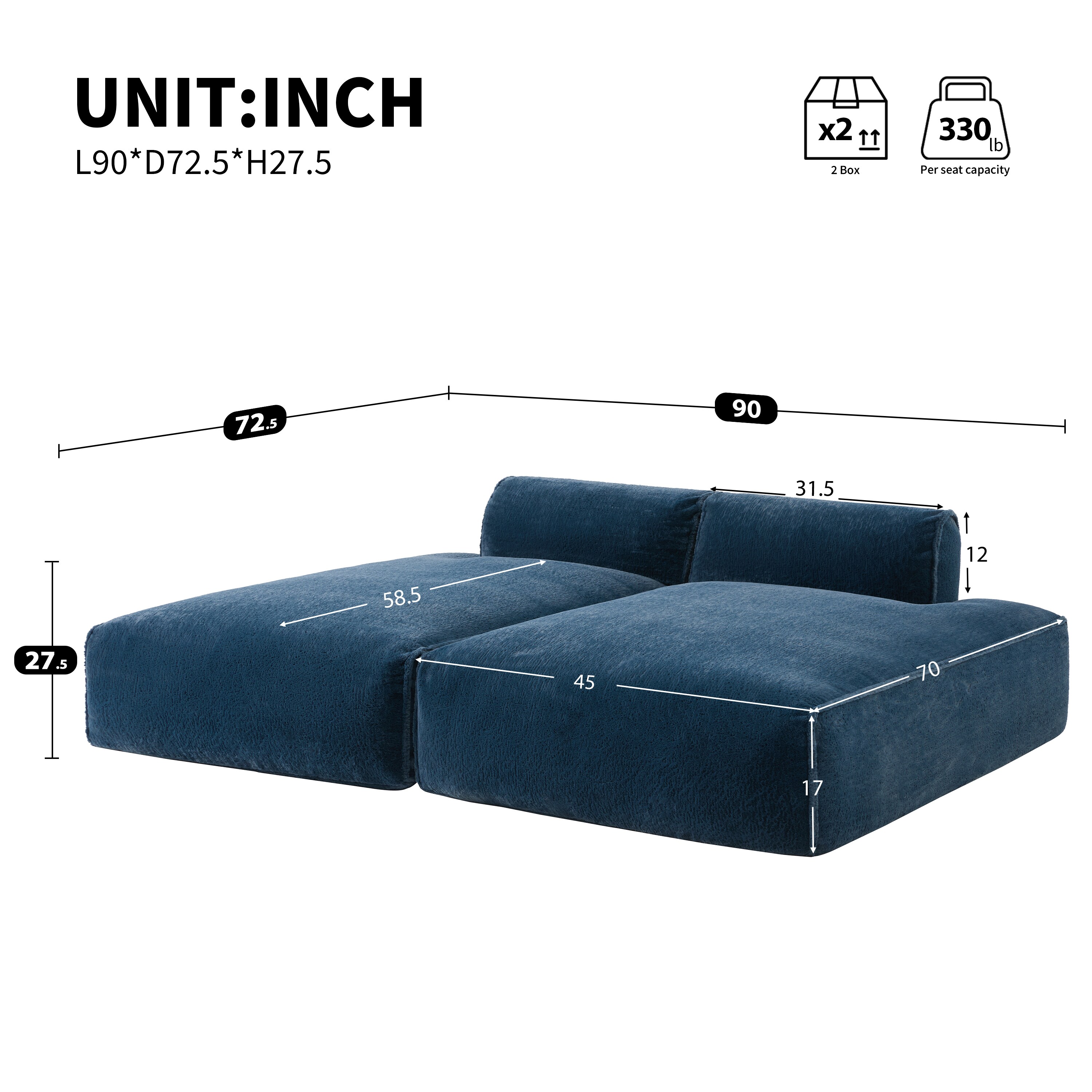 ModernLuxe N723S9701C Sofas-Loveseats - View #19