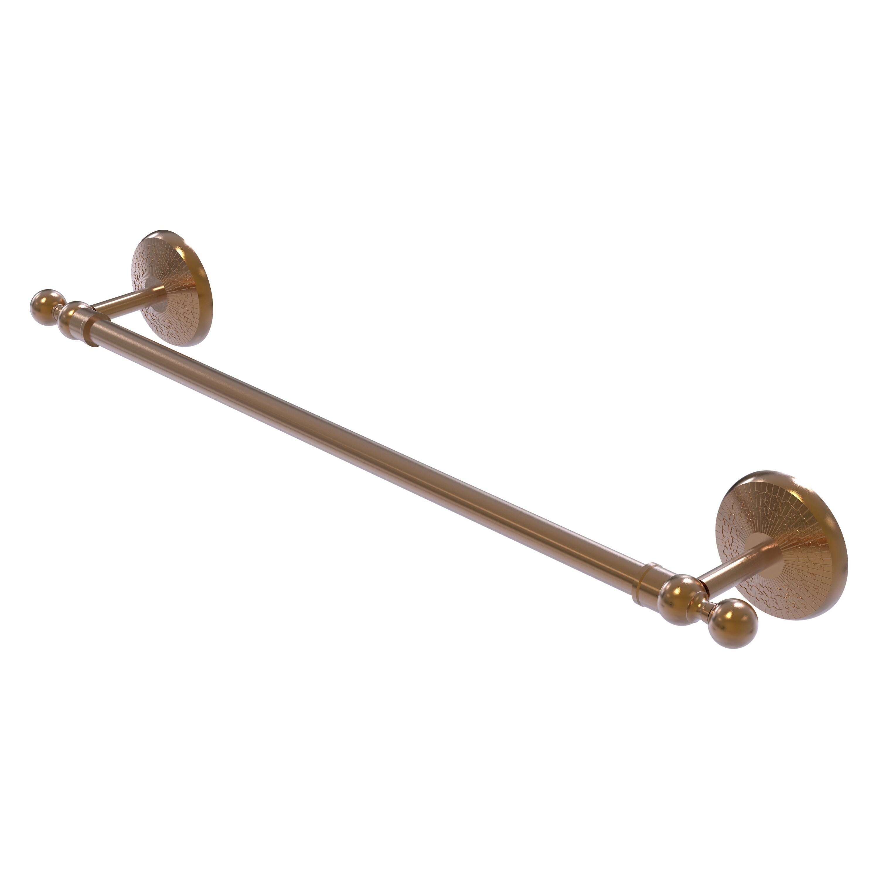 Allied Brass MC-41/30-BBR Monte Carlo 30-in Brushed Bronze Wall mount Single Towel Bar