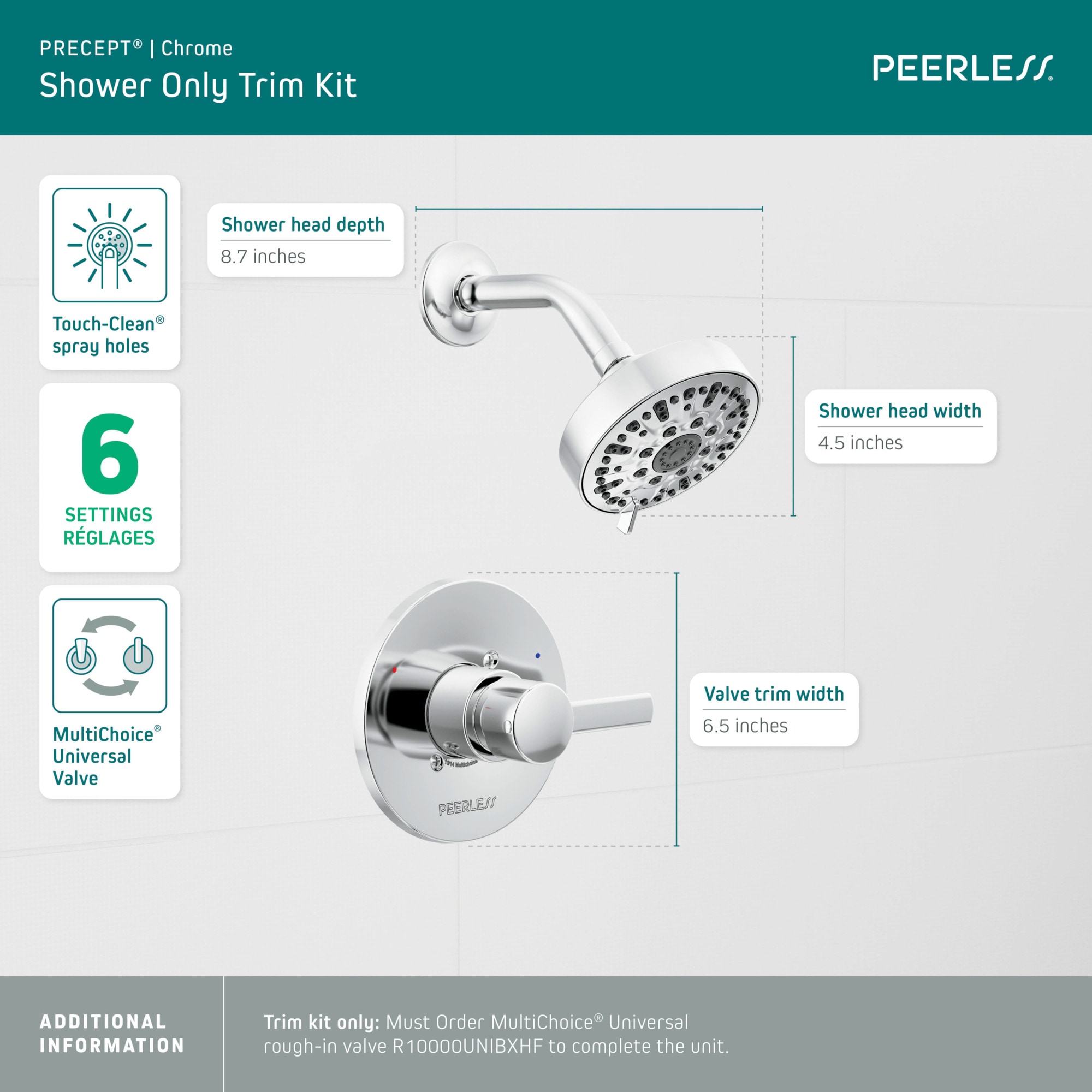 Peerless PTT188782 Tub-Shower-Faucets - View #4