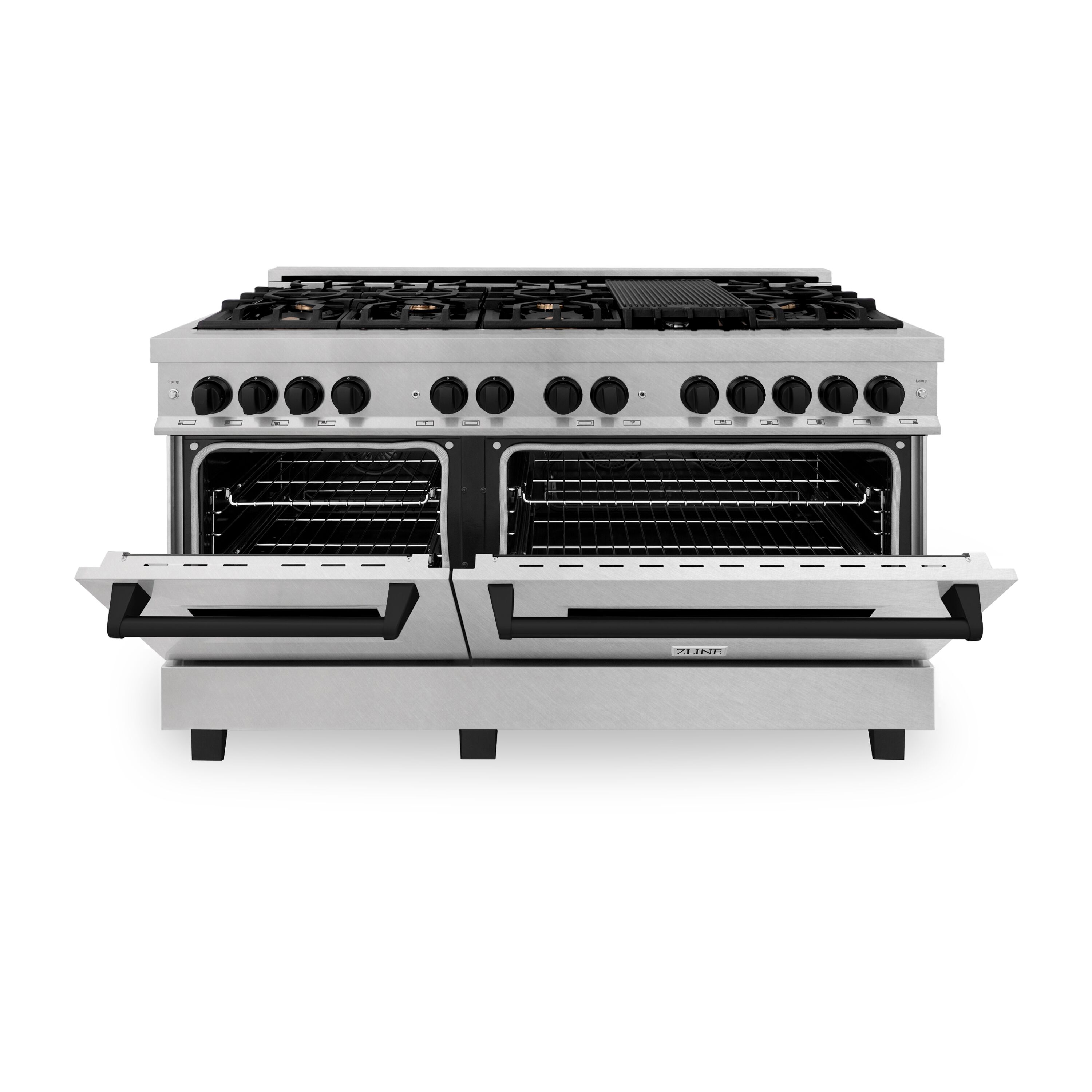 ZLINE KITCHEN & BATH RASZ-SN-60-MB Double-Dual-Fuel-Ranges - View #4