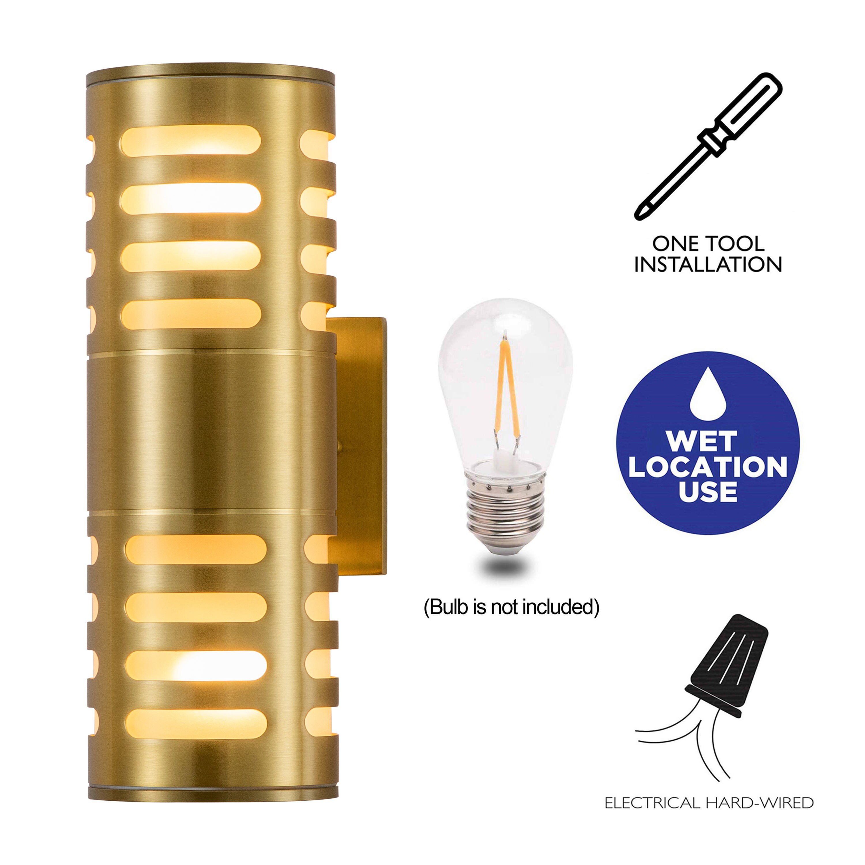 C Cattleya CA2268-W Outdoor-Wall-Lighting - View #8