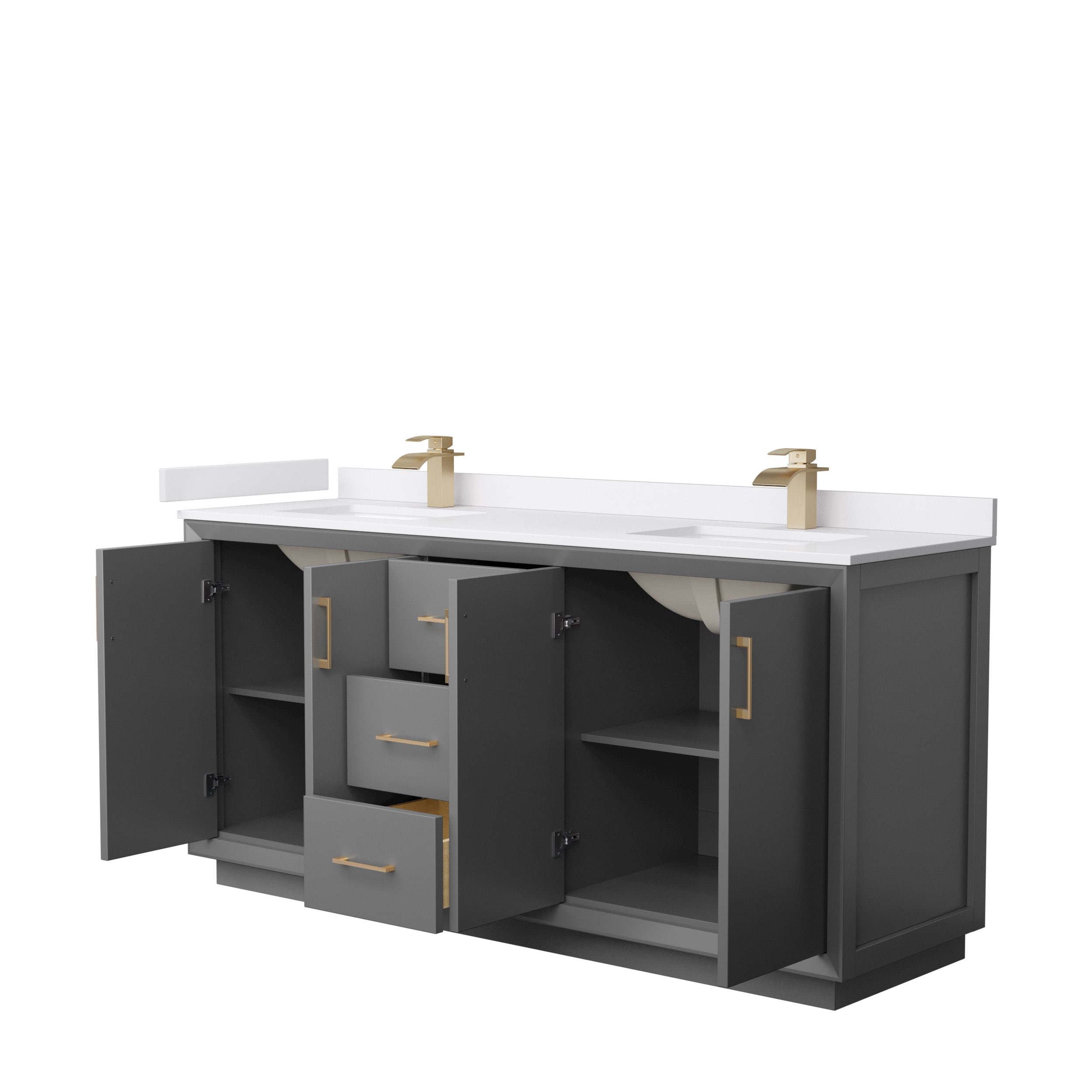 Wyndham Collection WCF414172DGZWCUNSMXX Bath-Vanity-Combo - View #2