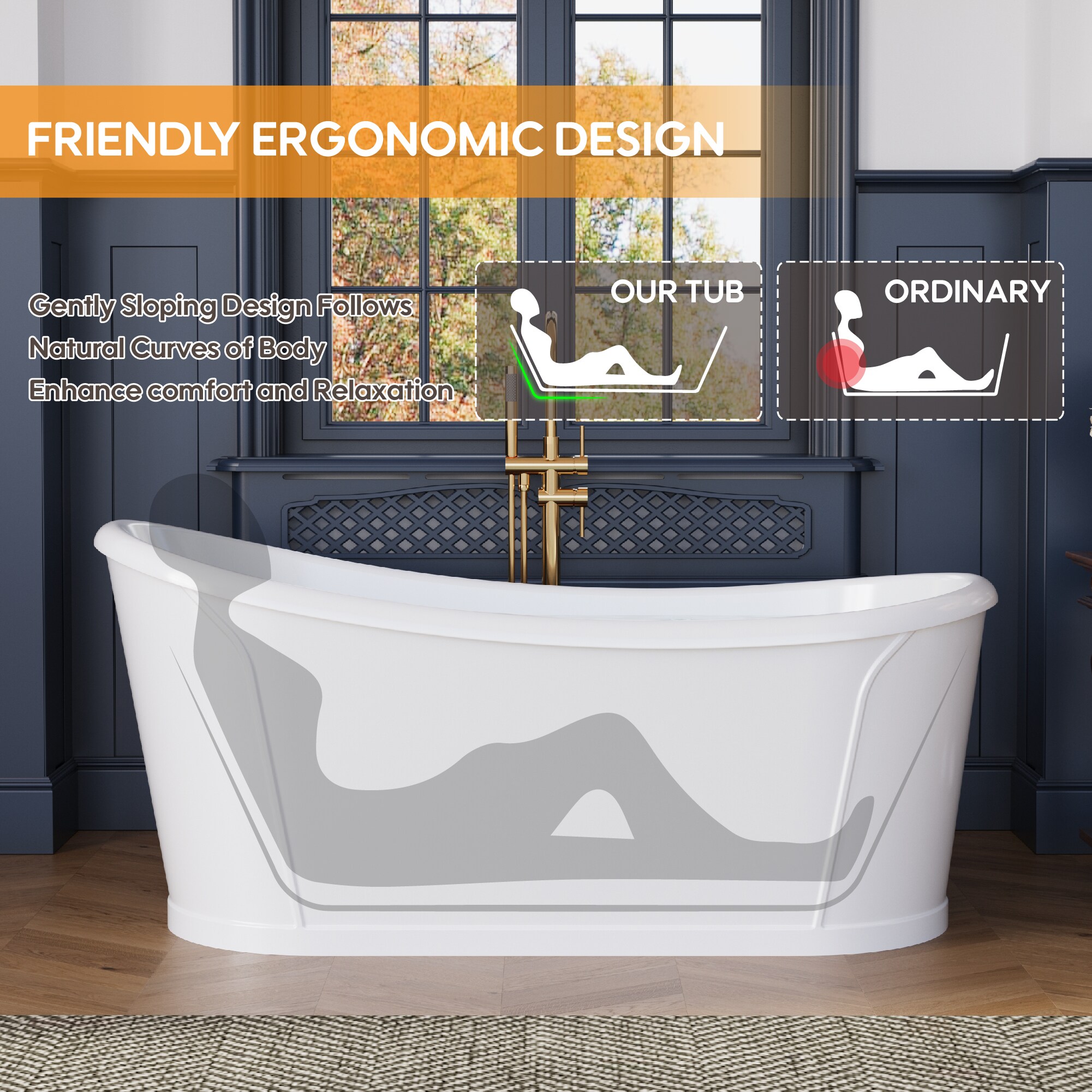 WELLFOR CB-P163600 bathtubs - View #9