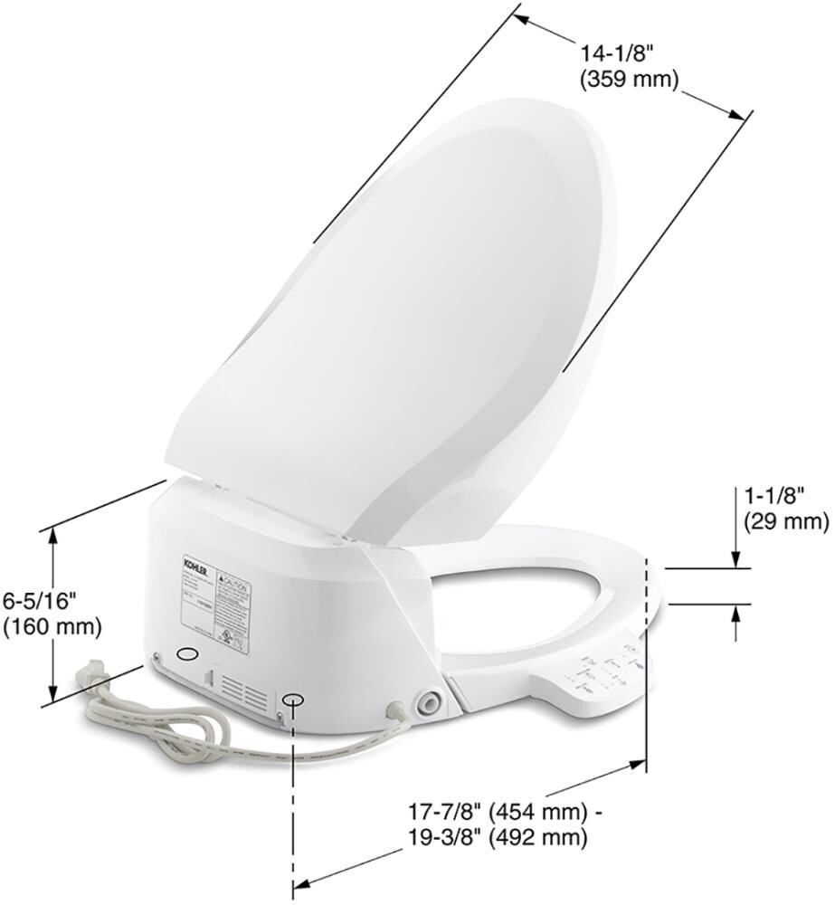 KOHLER 4737-0 Bidet-Toilet-Seats - View #4