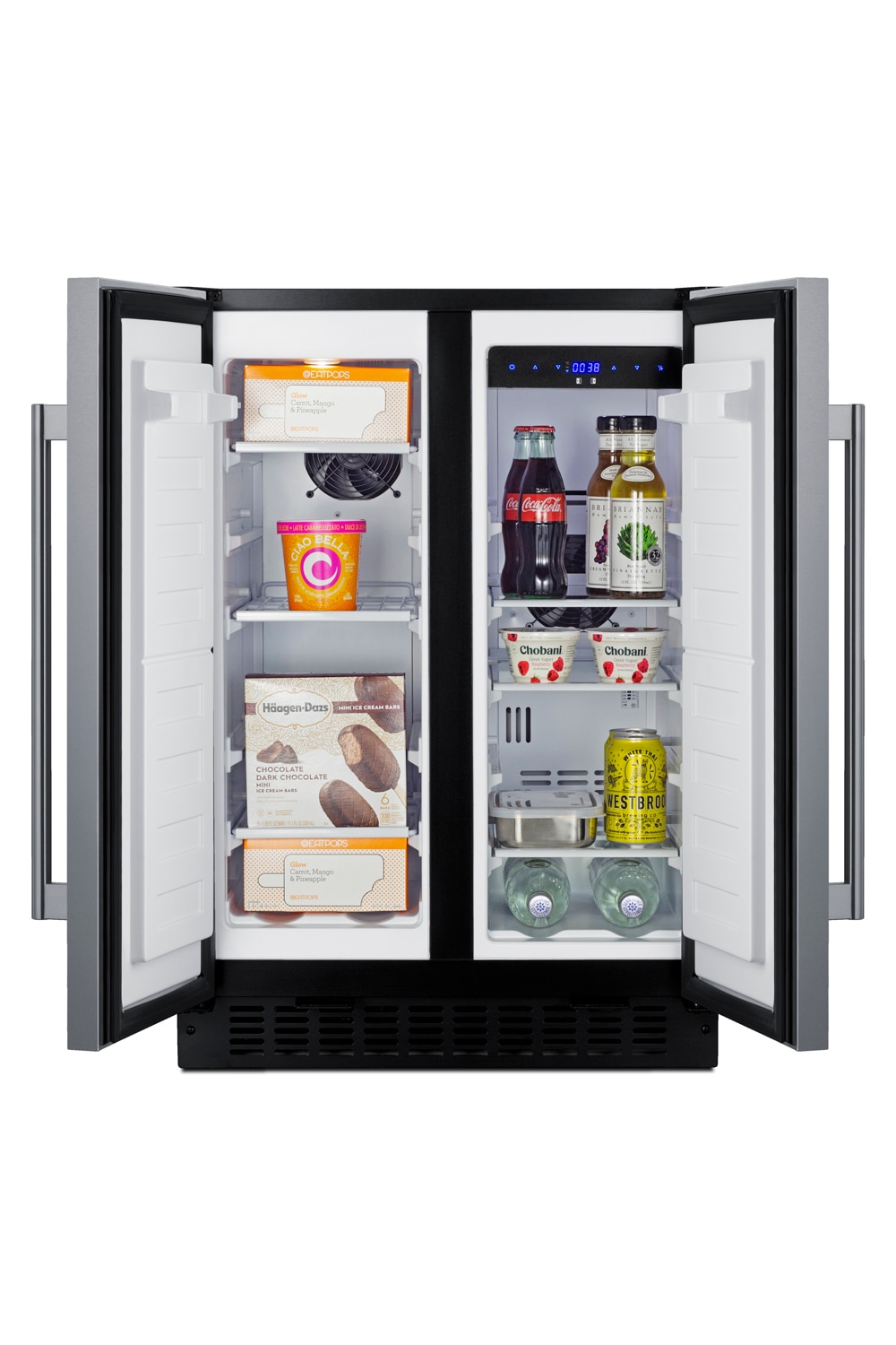Summit 24 Wide Built-In Refrigerator-Freezer
