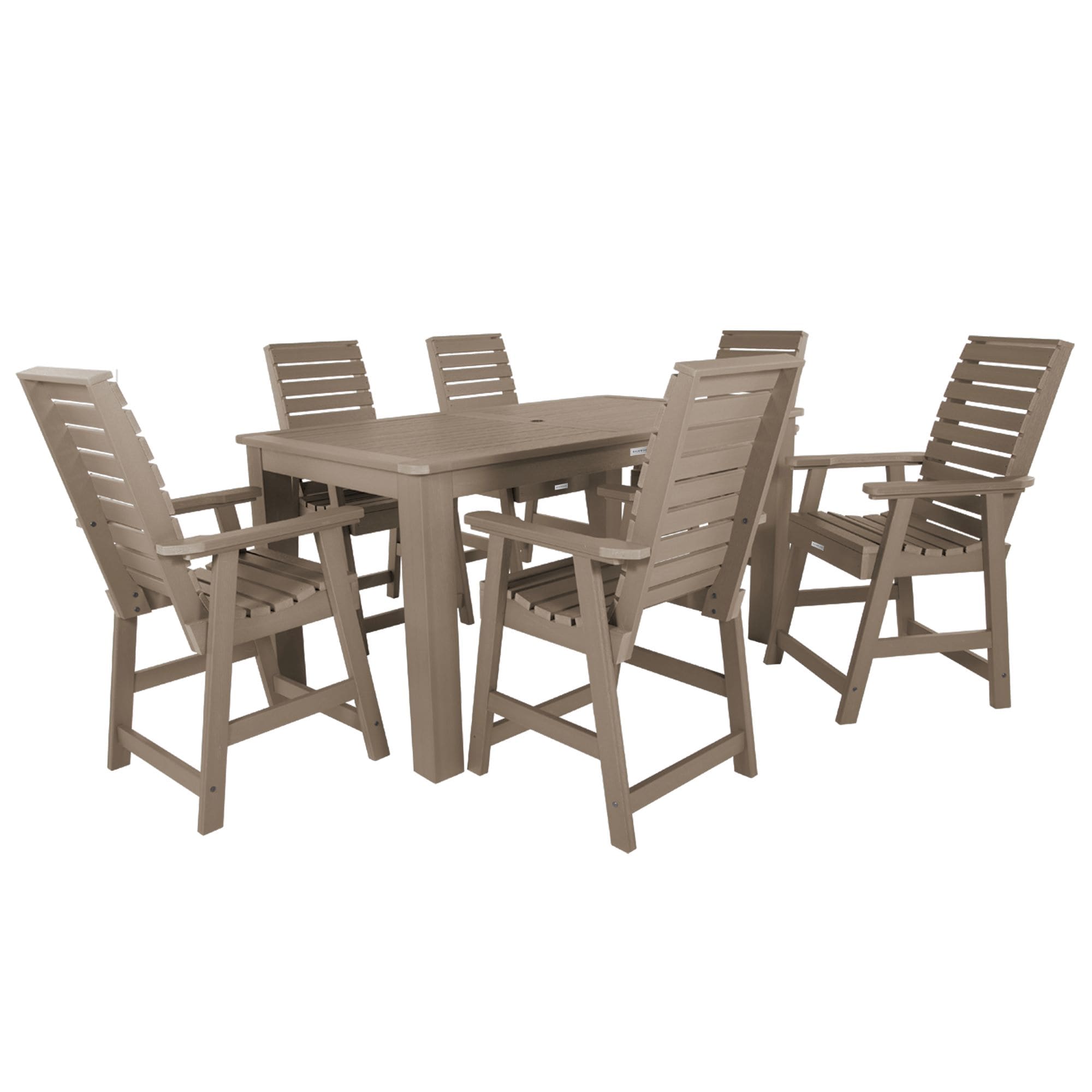 highwood AD-ST7WL2CO4BA-WBR Patio-Dining-Sets - View #2