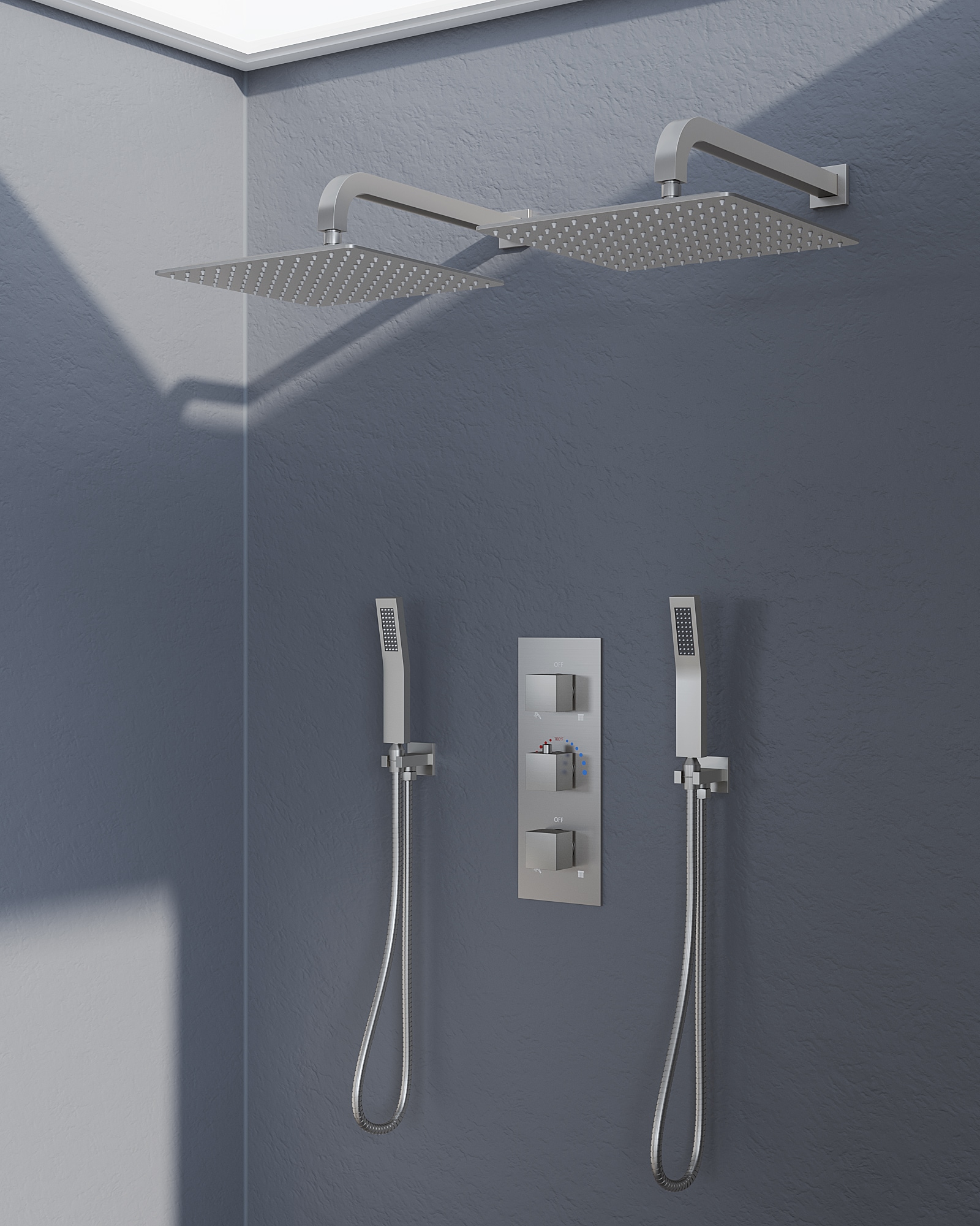 GRANDJOY SFS-1069-NK12 Showerhead-Bar-Panels - View #13