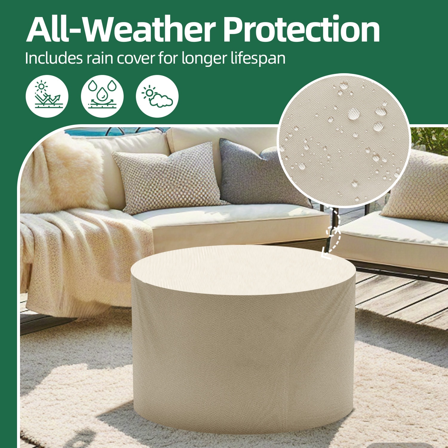 Patio Watcher LS-T28S-6BX-MB-2PC Patio-Tables - View #8