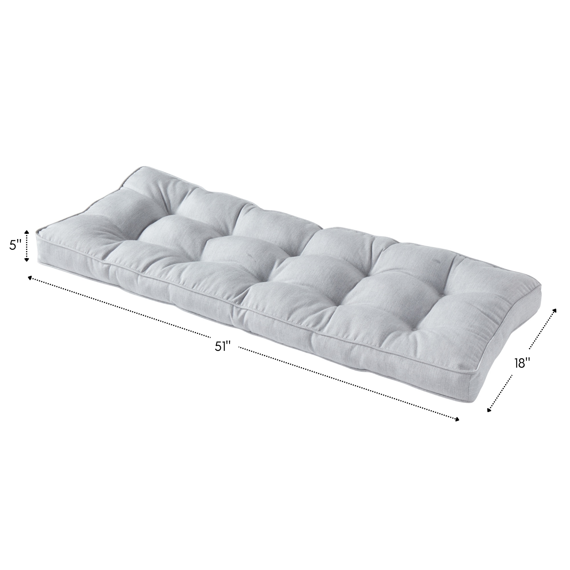 Greendale Home Fashions SC5812-GRANITE Patio-Furniture-Cushions - View #7