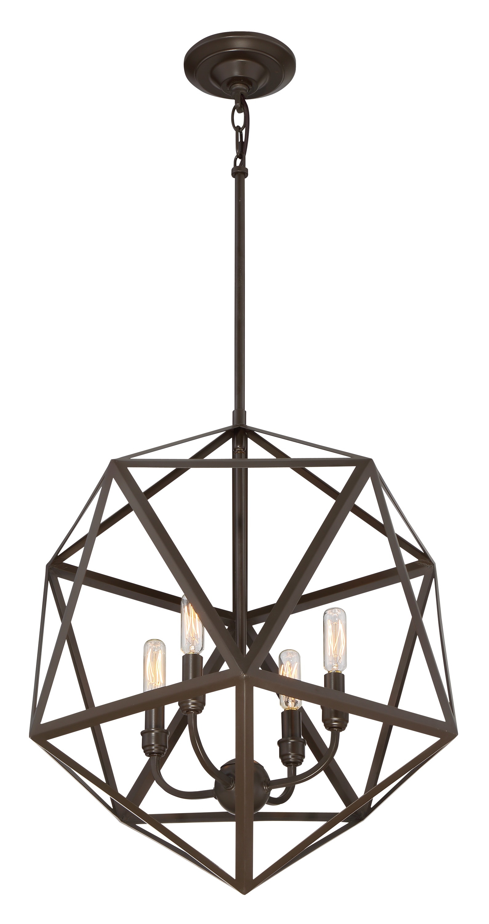 quoizel liberty park 4 light pendant