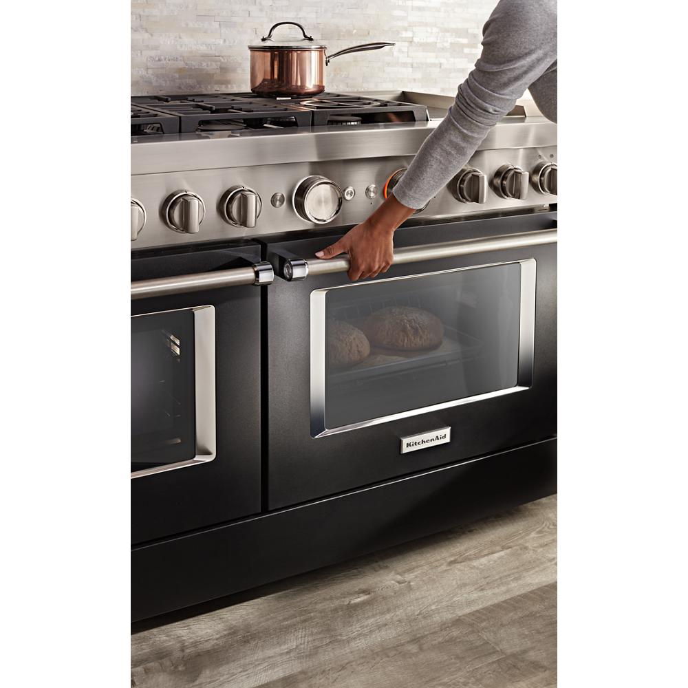 KitchenAid 48 Professional Double Oven Dual Fuel Range in Matte